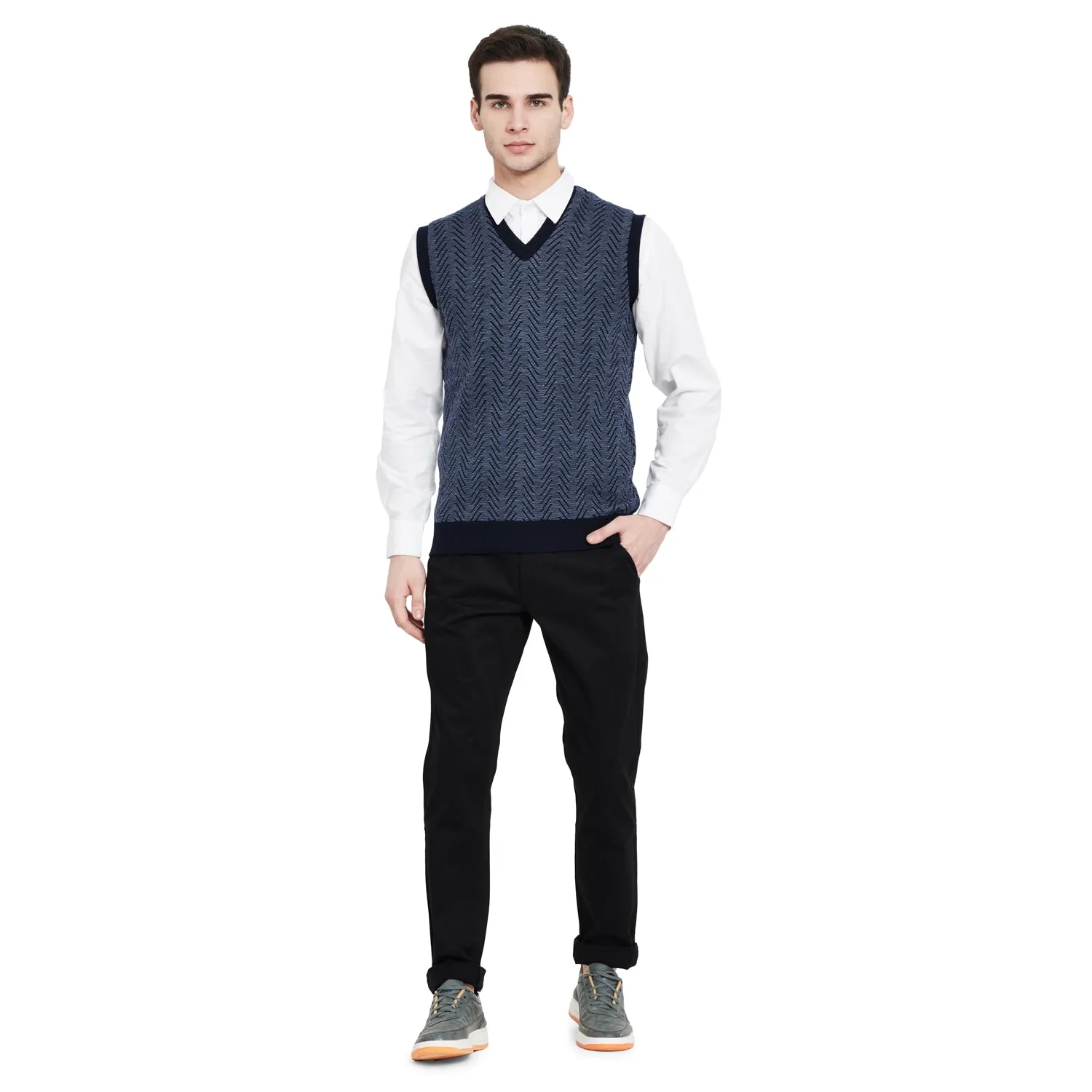 Duke Stardust Men Sleeveless Reversible Sweater (SDS702)