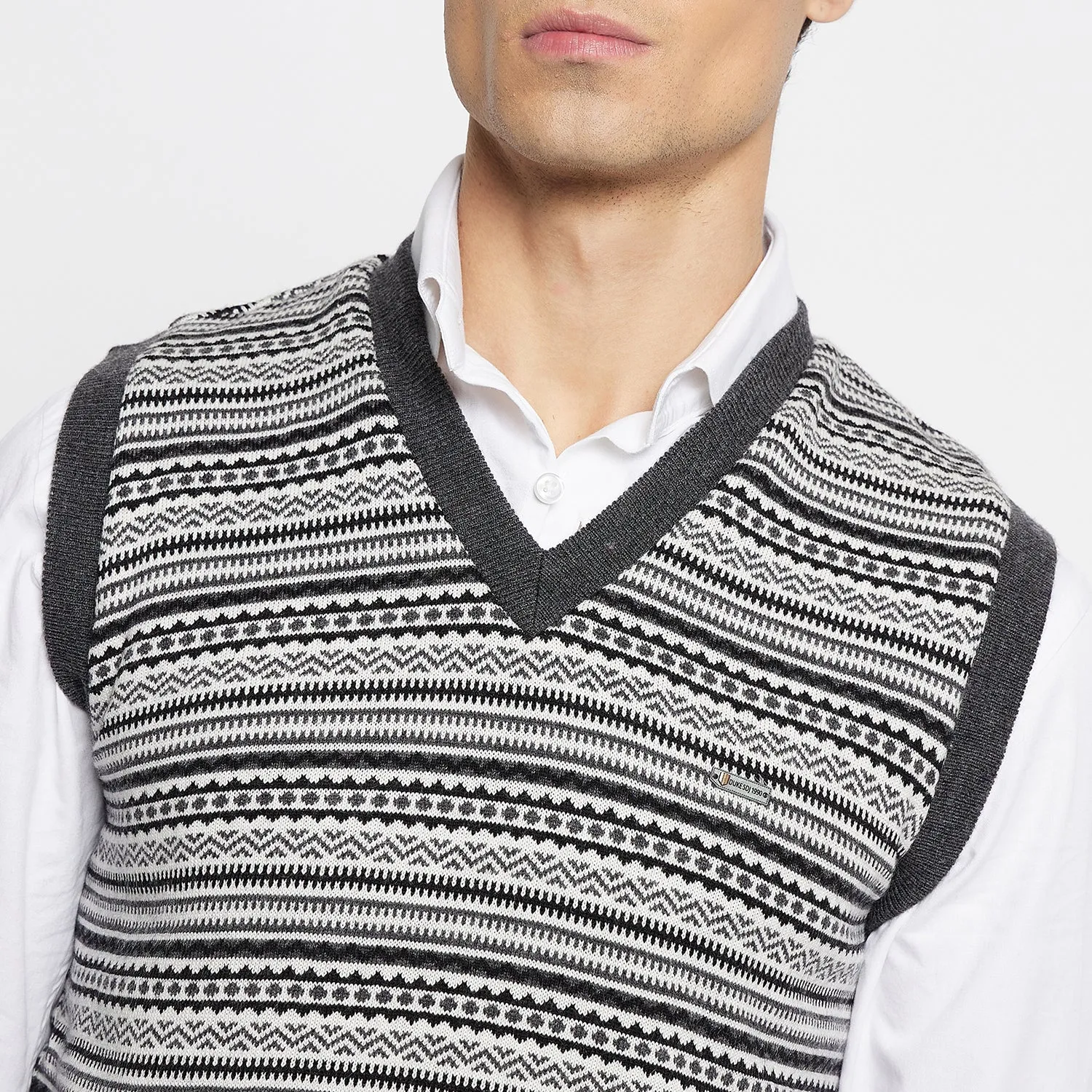 Duke Stardust Men Sleeveless V-Neck Reversible Sweater (SDS2167)