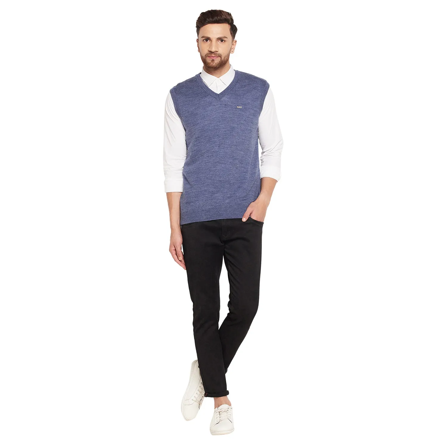Duke Stardust Men Sleeveless V-Neck Sweater (SDS2000)