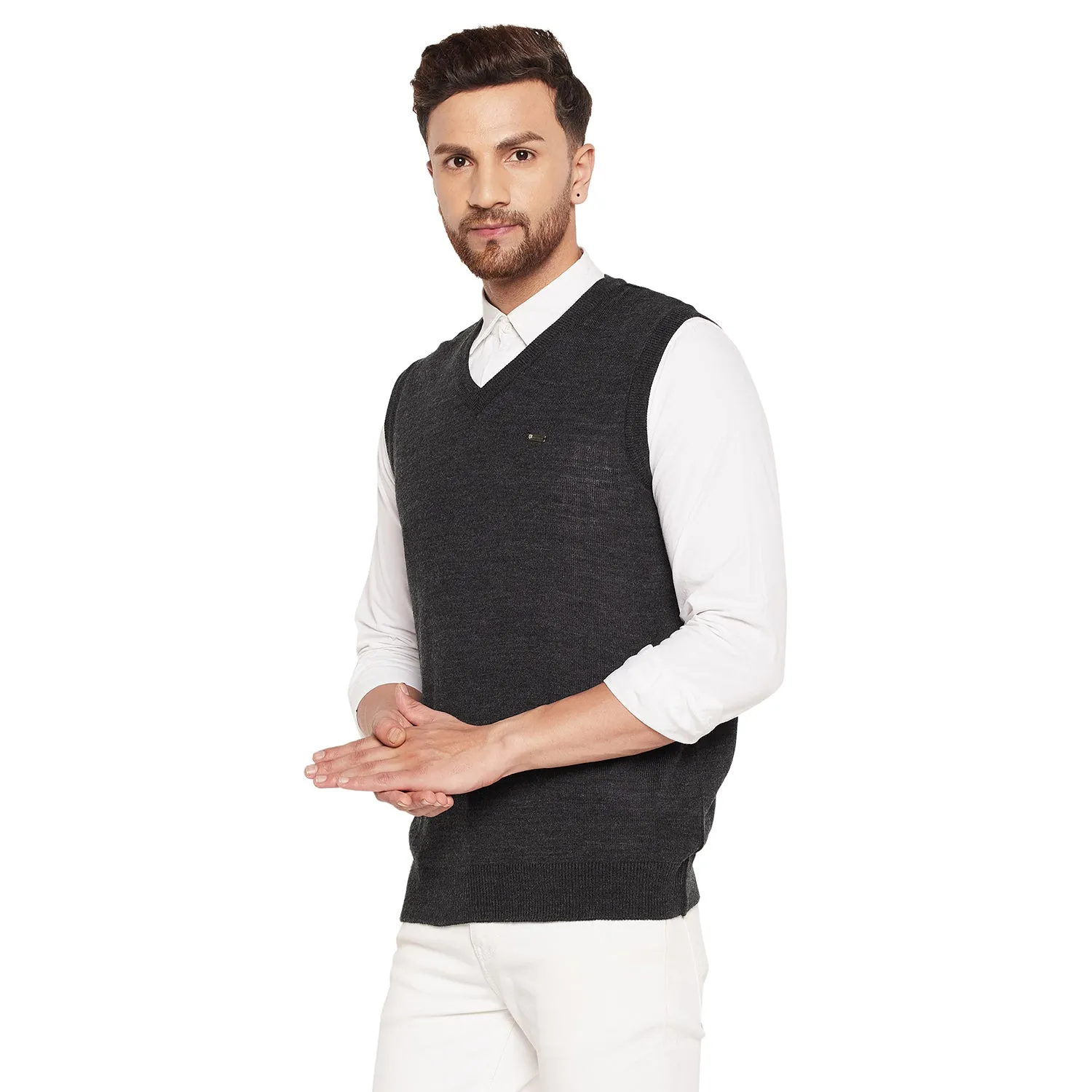 Duke Stardust Men Sleeveless V-Neck Sweater (SDS2000)
