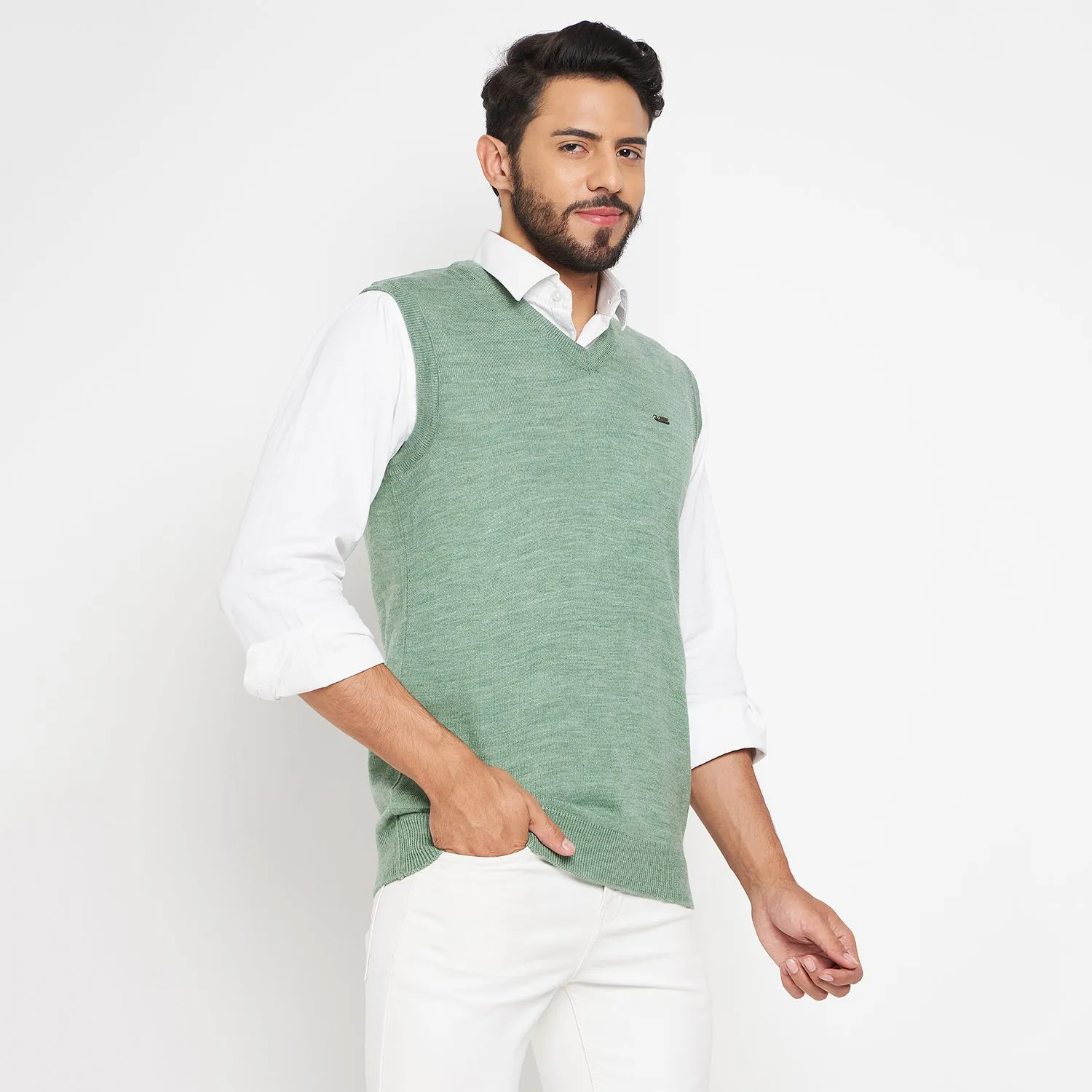 Duke Stardust Men Sleeveless V-Neck Sweater (SDS2000)