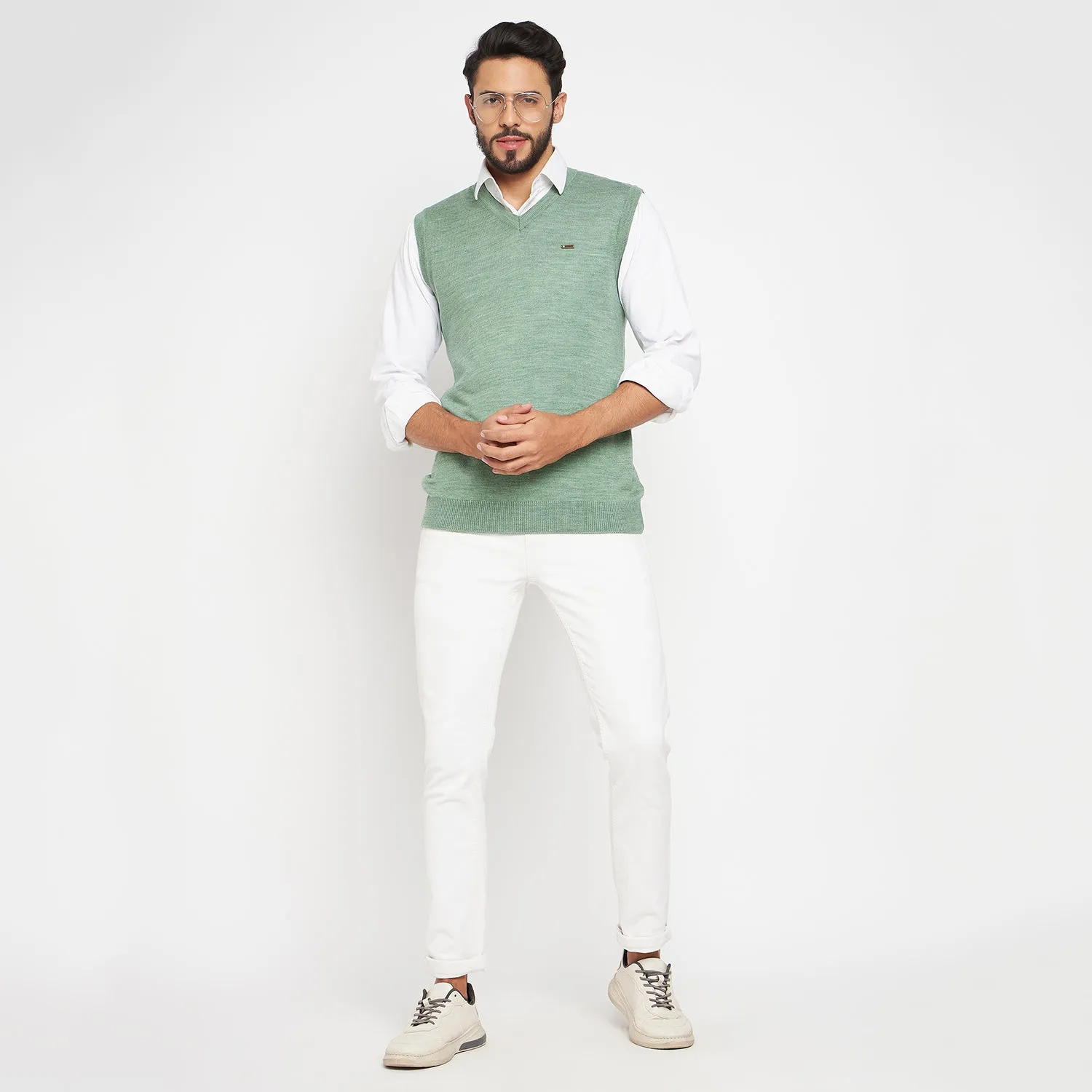 Duke Stardust Men Sleeveless V-Neck Sweater (SDS2000)