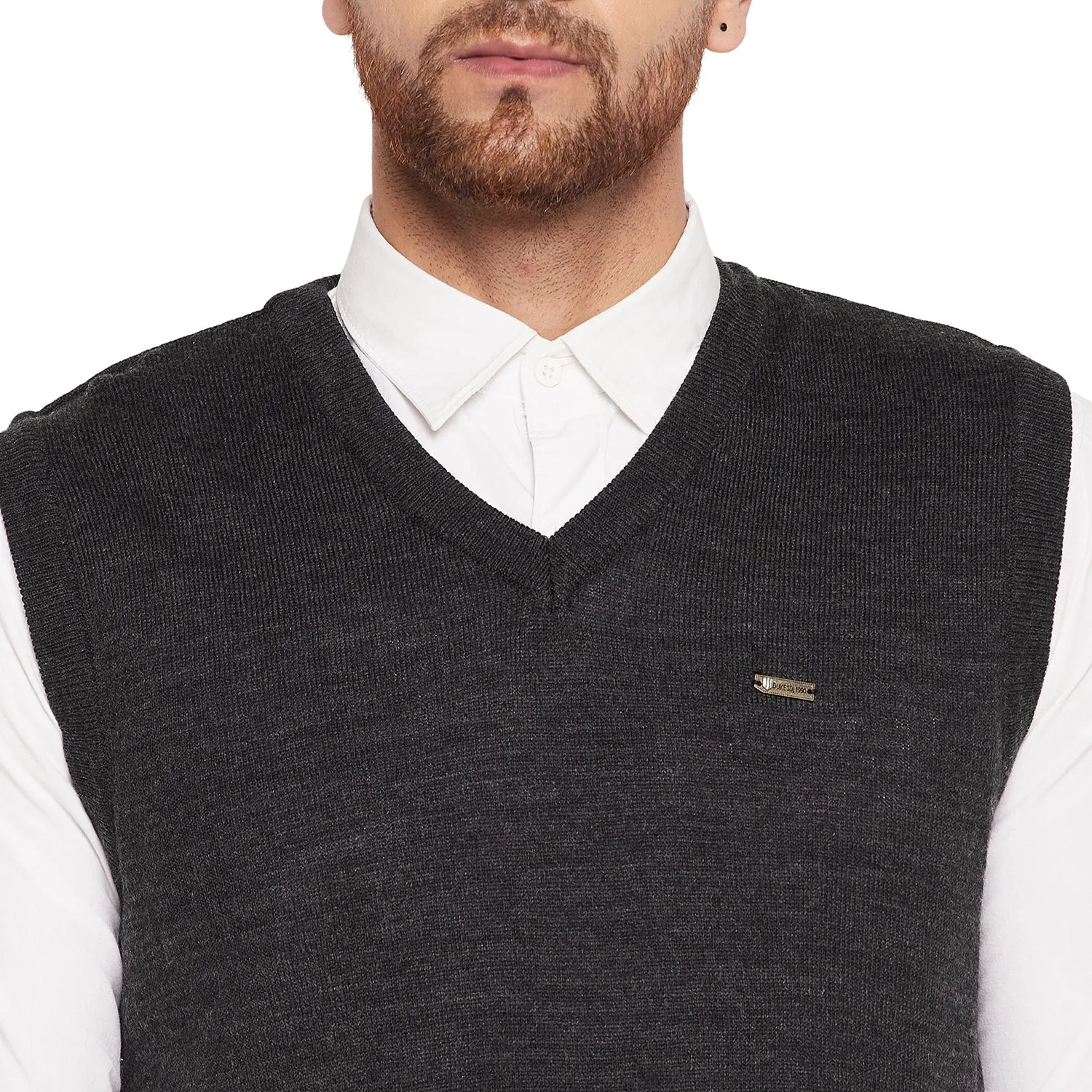 Duke Stardust Men Sleeveless V-Neck Sweater (SDS2000)