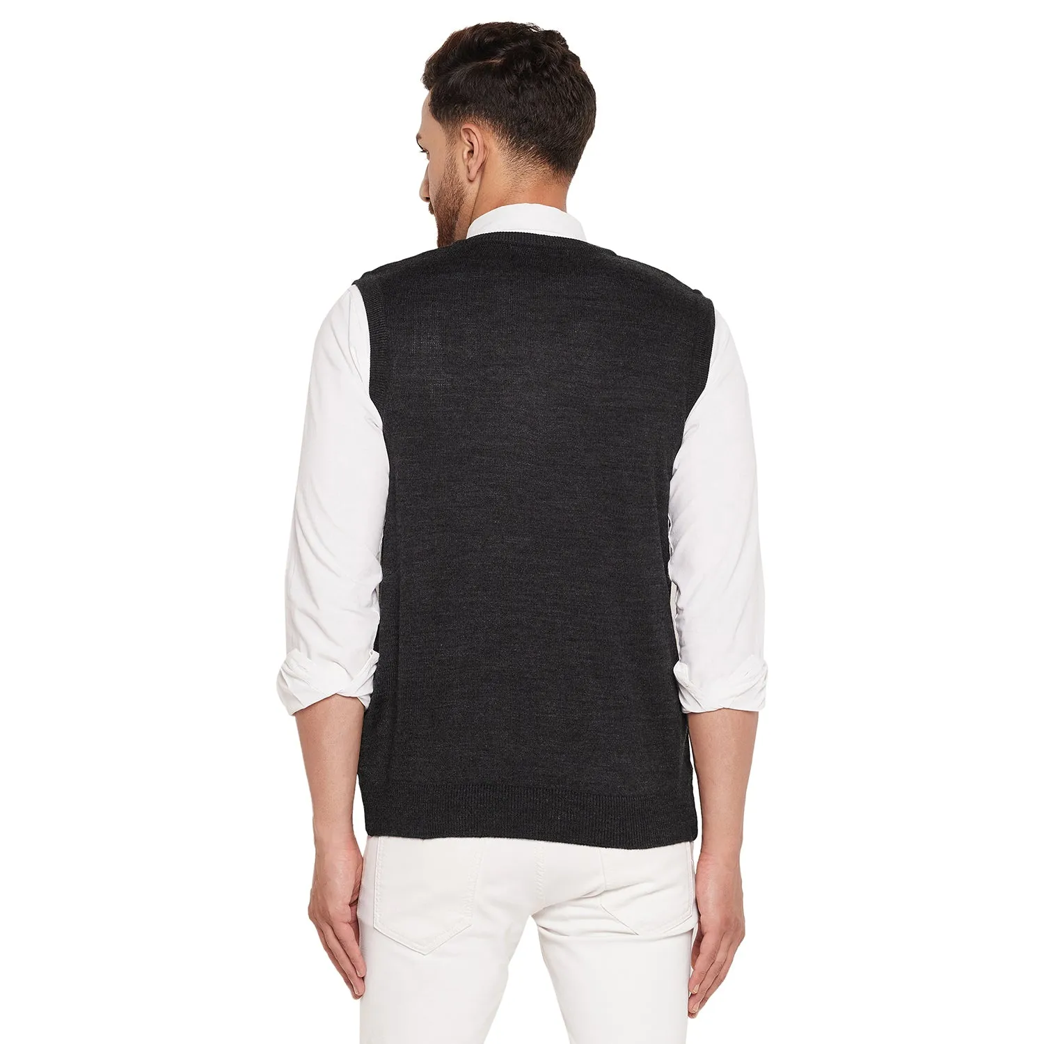 Duke Stardust Men Sleeveless V-Neck Sweater (SDS2000)
