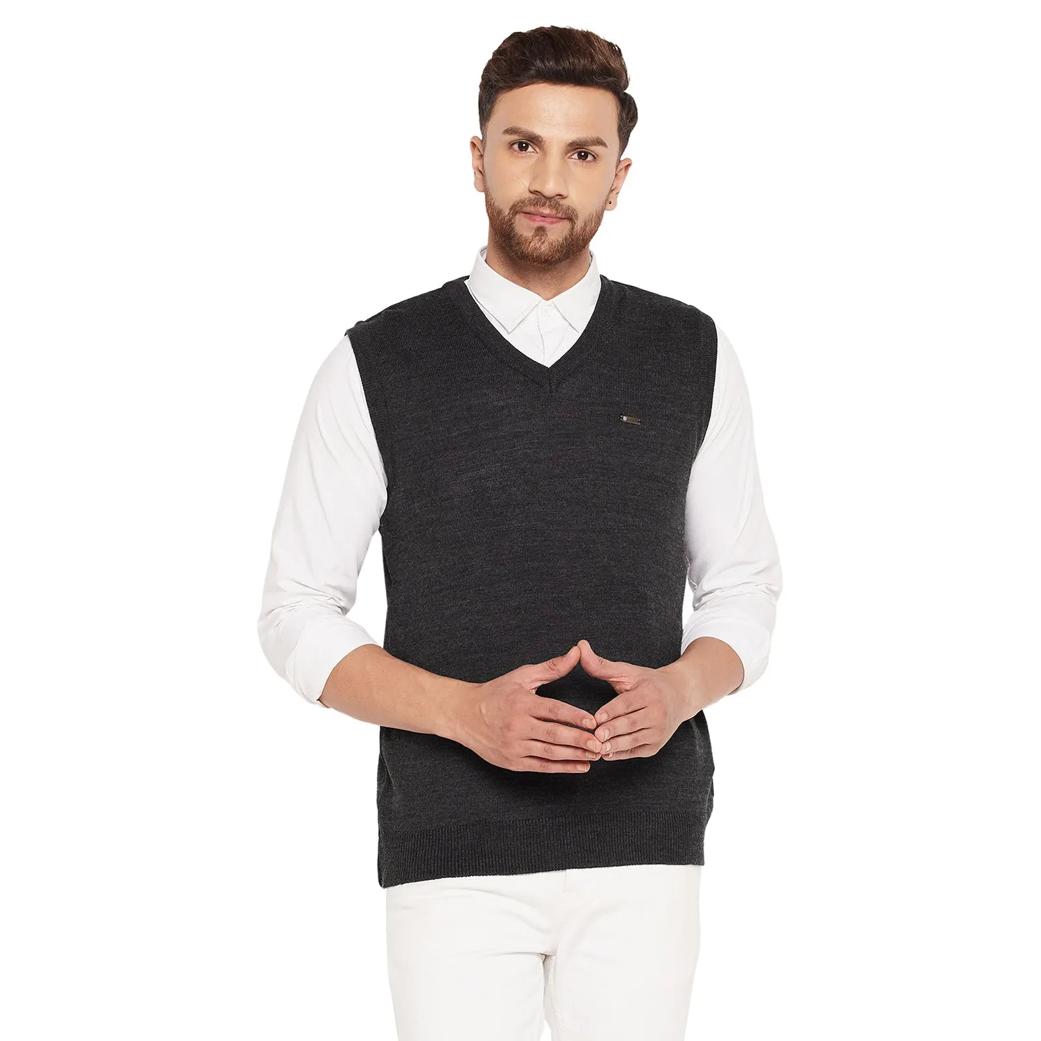 Duke Stardust Men Sleeveless V-Neck Sweater (SDS2000)