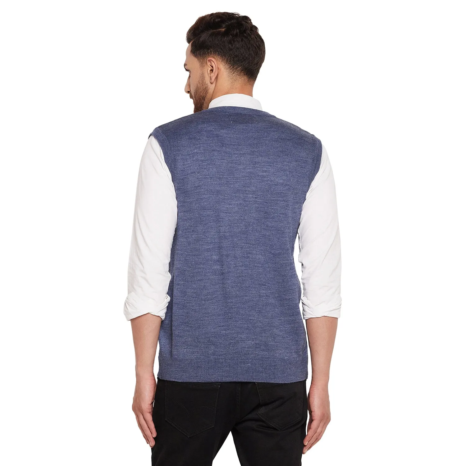Duke Stardust Men Sleeveless V-Neck Sweater (SDS2000)