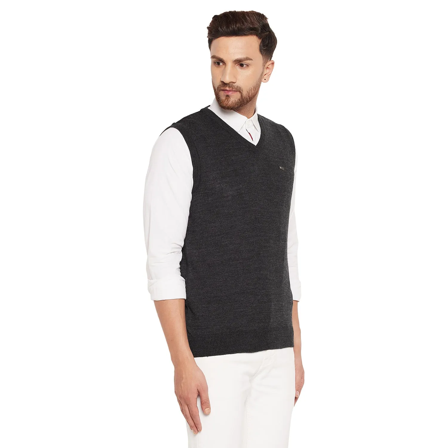 Duke Stardust Men Sleeveless V-Neck Sweater (SDS2000)