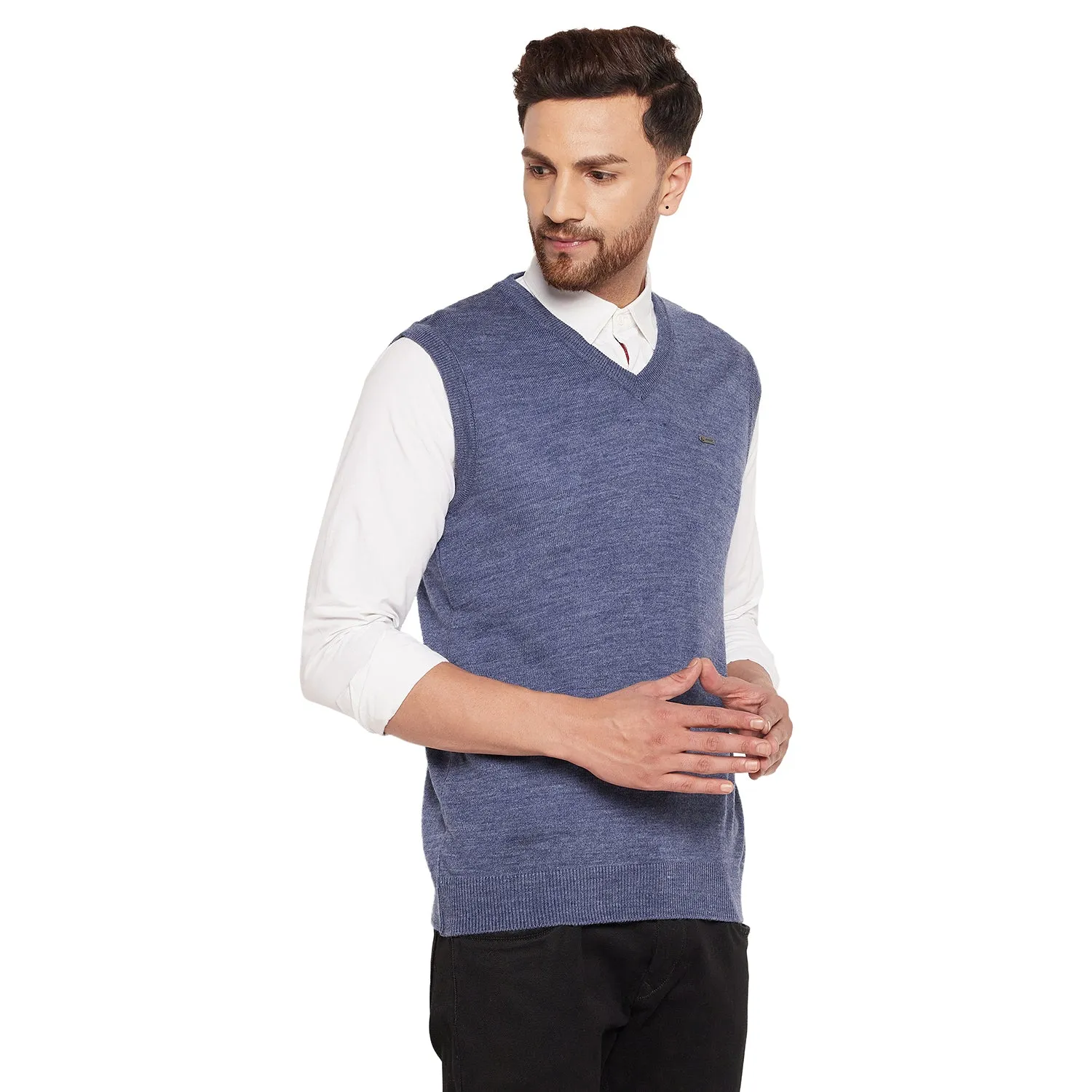 Duke Stardust Men Sleeveless V-Neck Sweater (SDS2000)