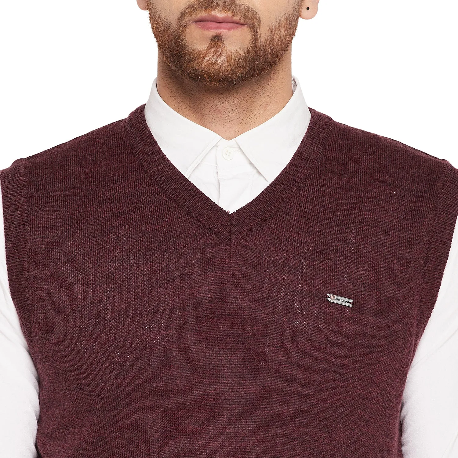 Duke Stardust Men Sleeveless V-Neck Sweater (SDS2000)
