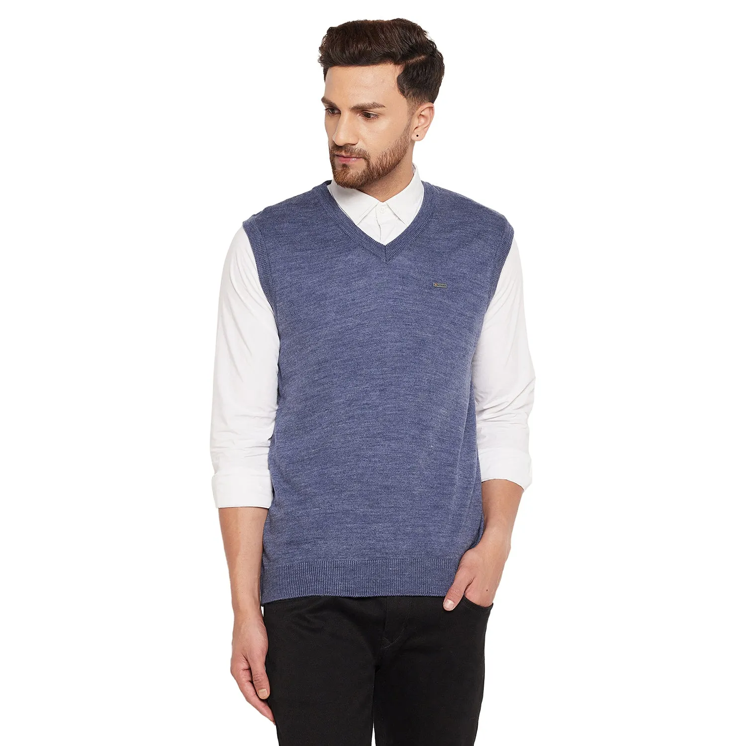Duke Stardust Men Sleeveless V-Neck Sweater (SDS2000)