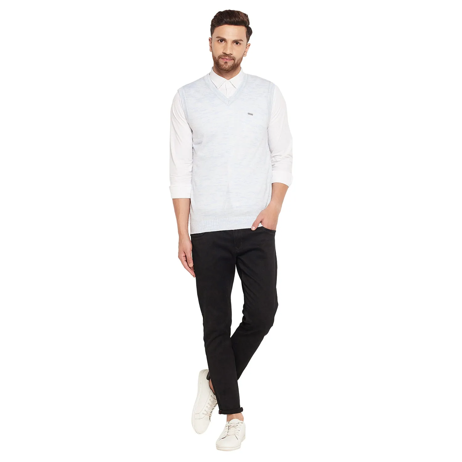 Duke Stardust Men Sleeveless V-Neck Sweater (SDS2000)