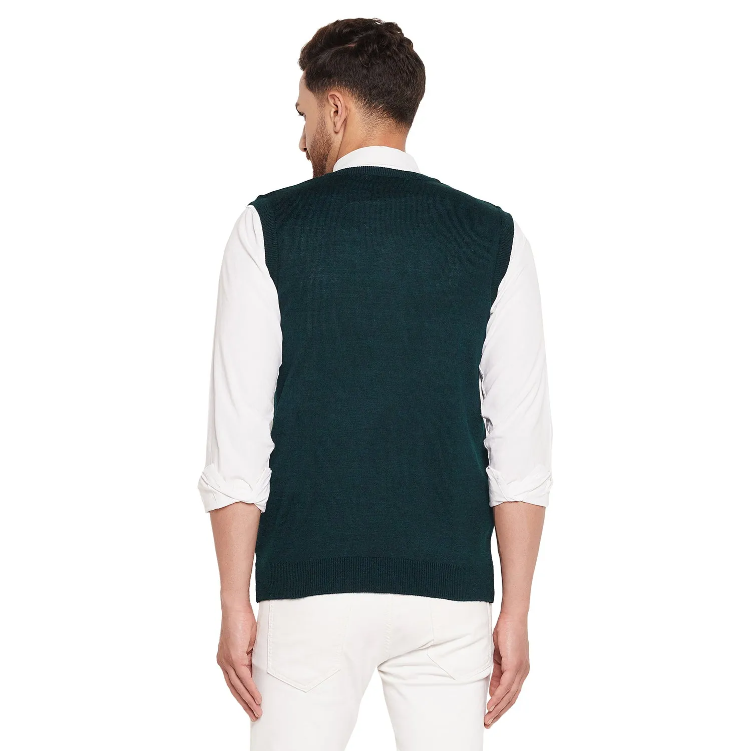 Duke Stardust Men Sleeveless V-Neck Sweater (SDS2000)