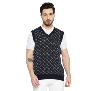 Duke Stardust Men Sleeveless V Neck Sweater (SDS2027)