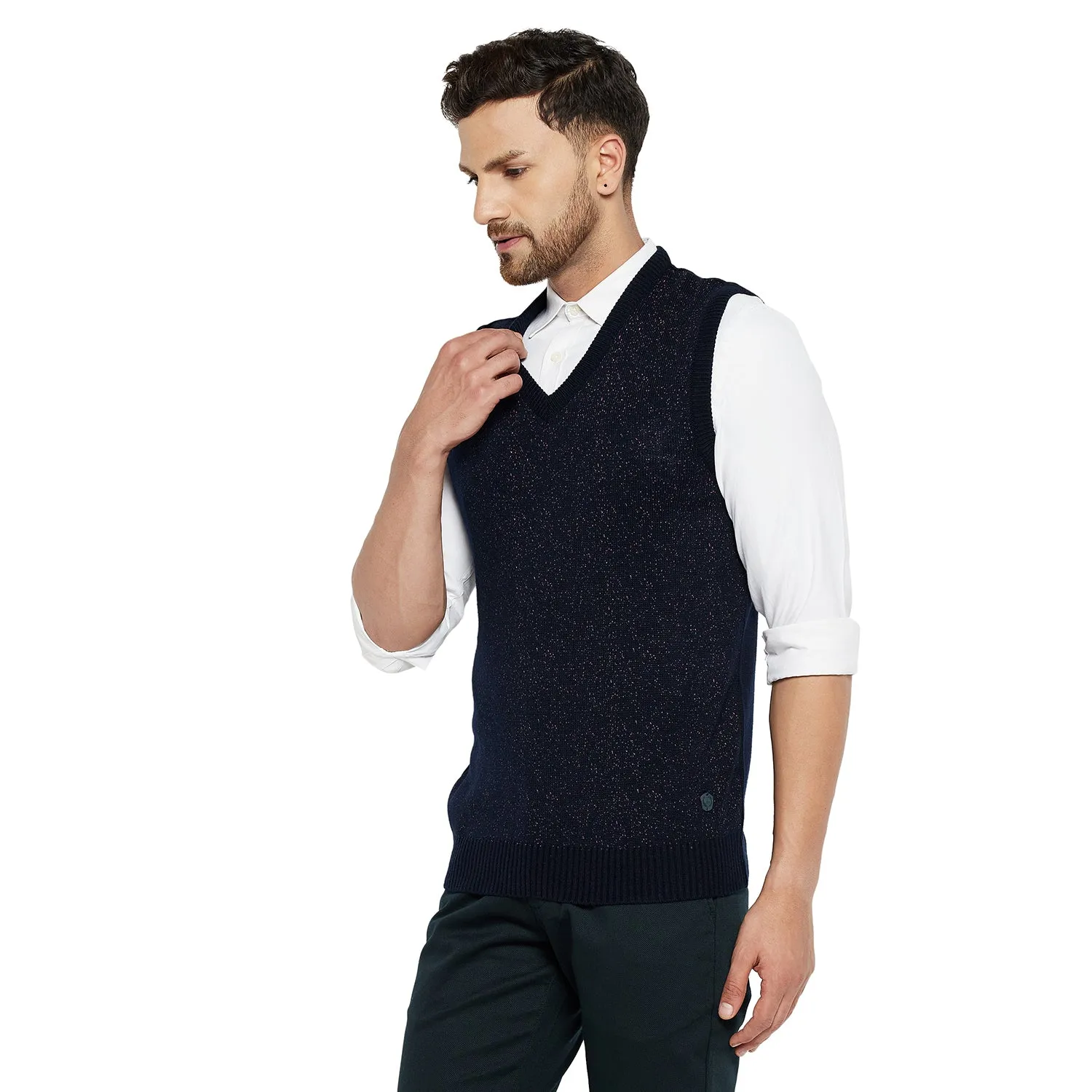 Duke Stardust Men Sleeveless V Neck Sweater (SDS2030)
