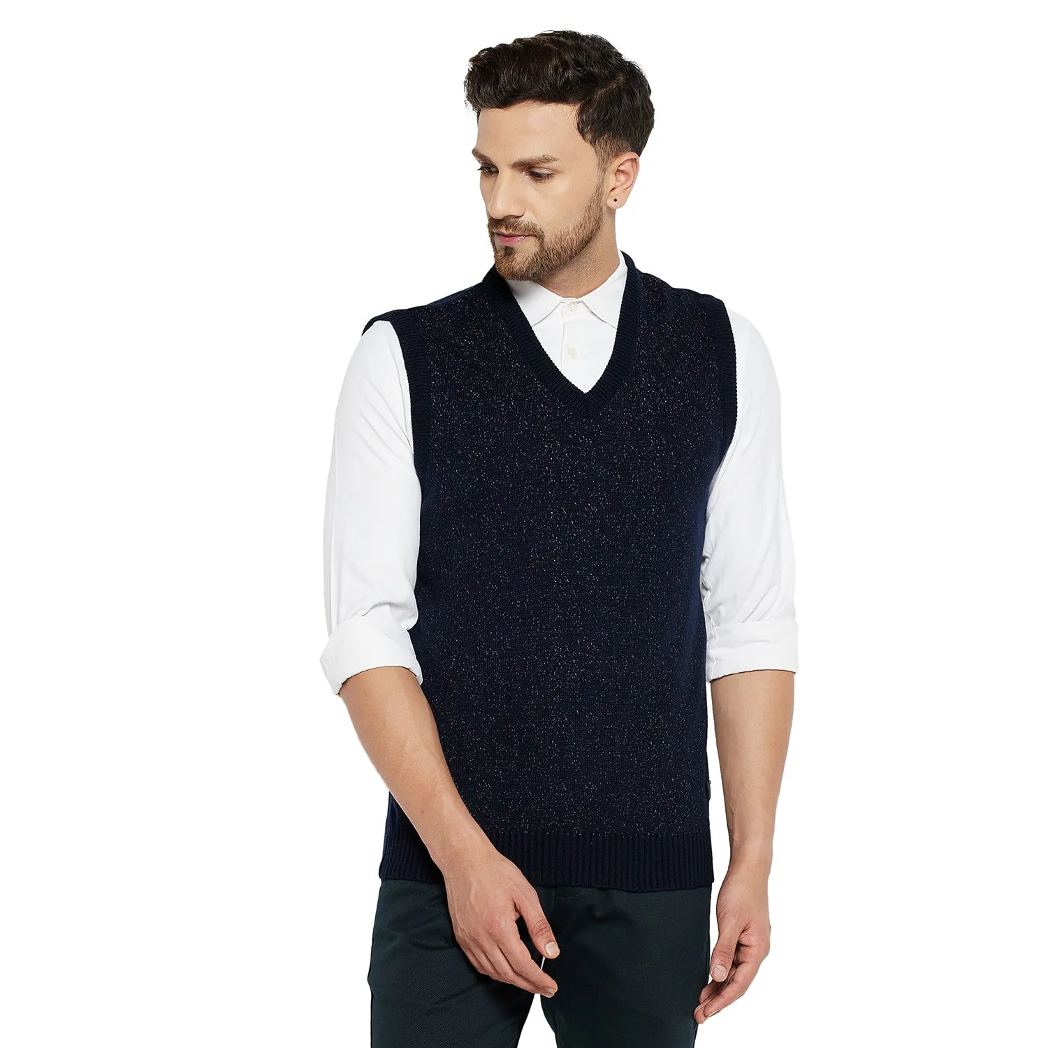 Duke Stardust Men Sleeveless V Neck Sweater (SDS2030)