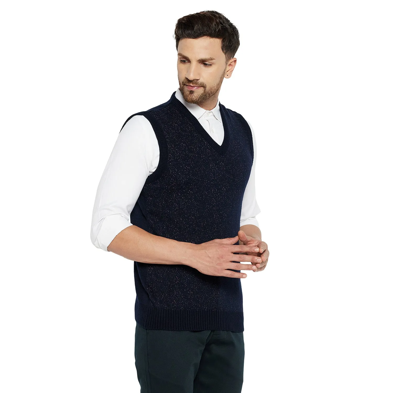 Duke Stardust Men Sleeveless V Neck Sweater (SDS2030)