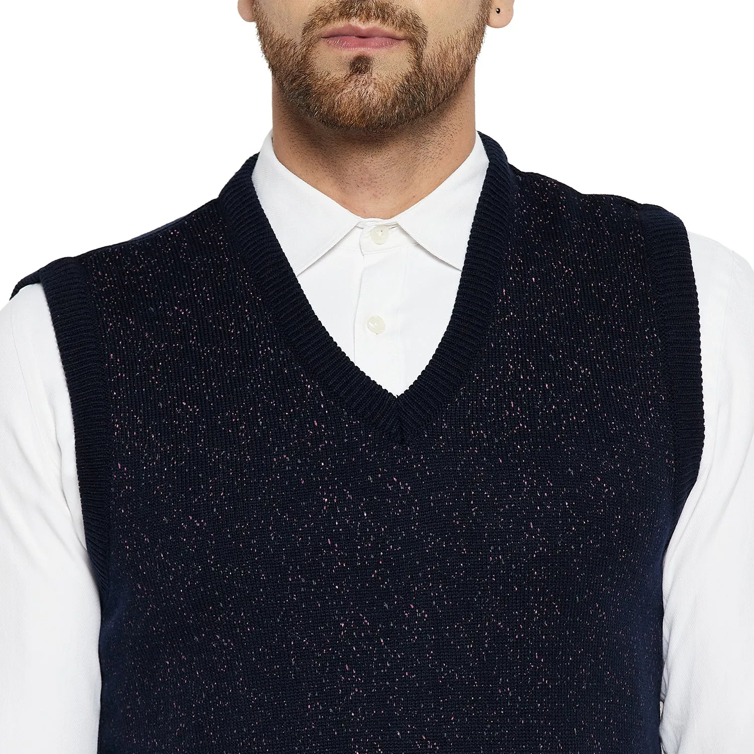 Duke Stardust Men Sleeveless V Neck Sweater (SDS2030)