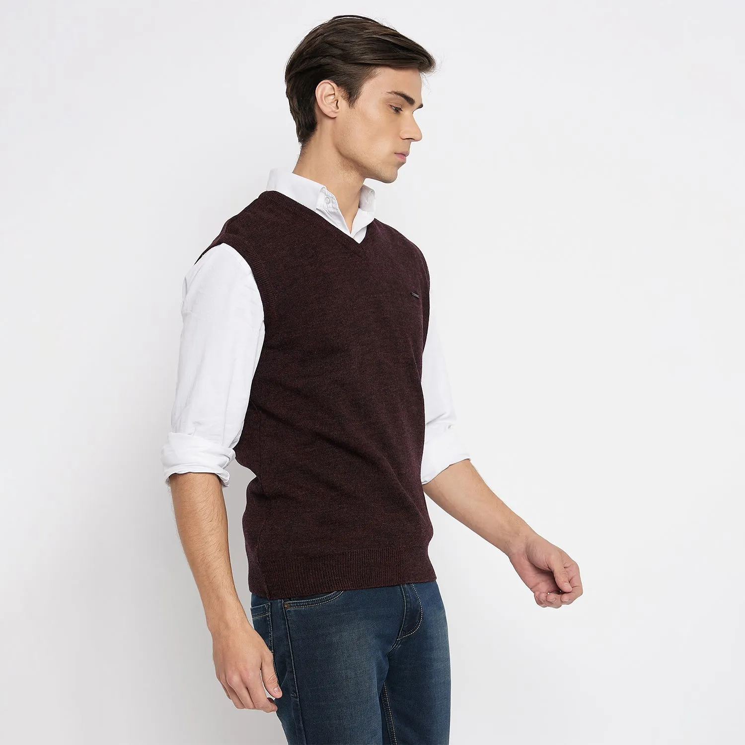 Duke Stardust Men Sleeveless V-Neck Sweater (SDS5000)