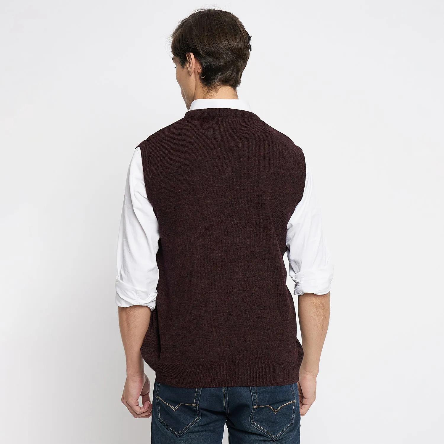 Duke Stardust Men Sleeveless V-Neck Sweater (SDS5000)