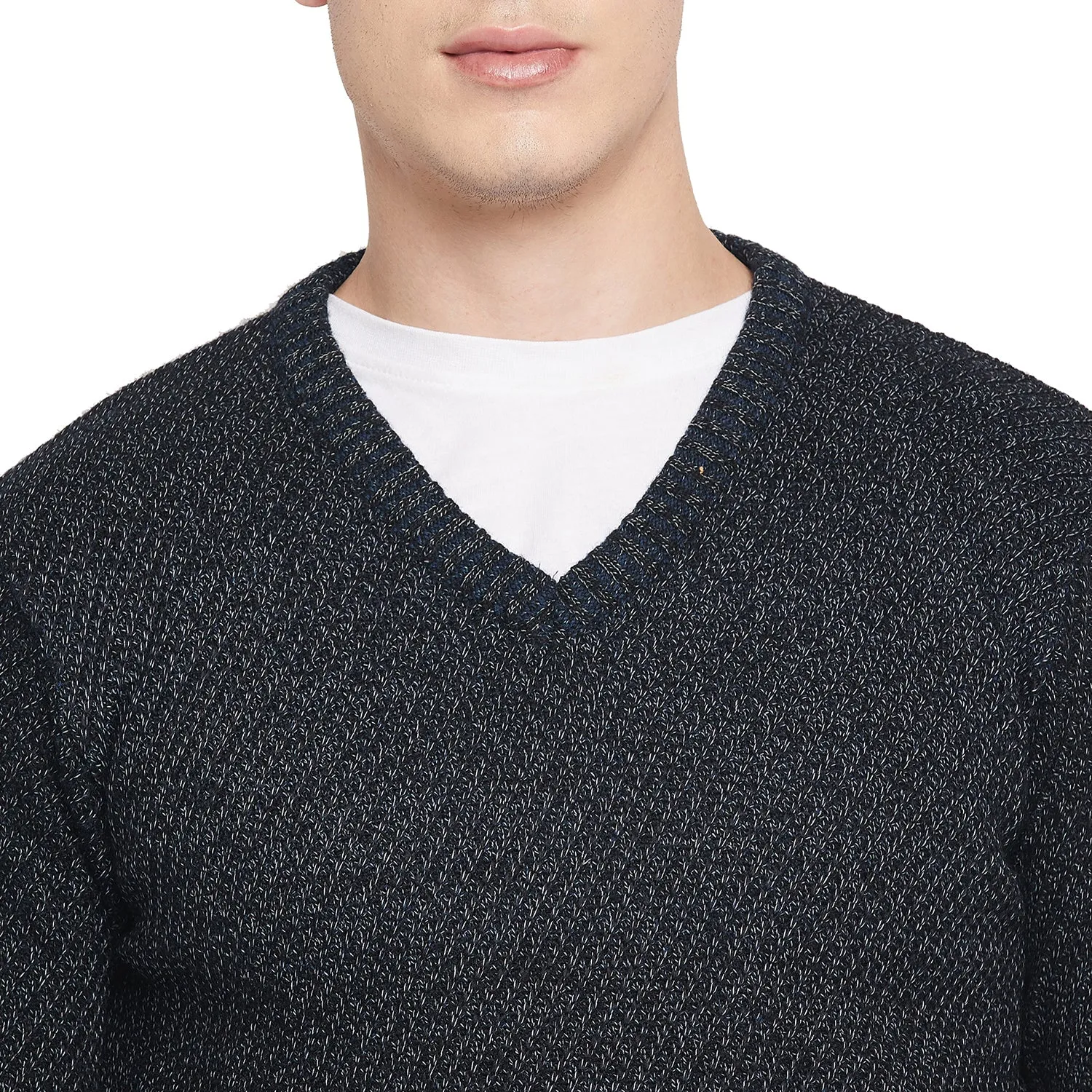 Duke Stardust Men V Neck Full Sleeve Sweater (SDS669)
