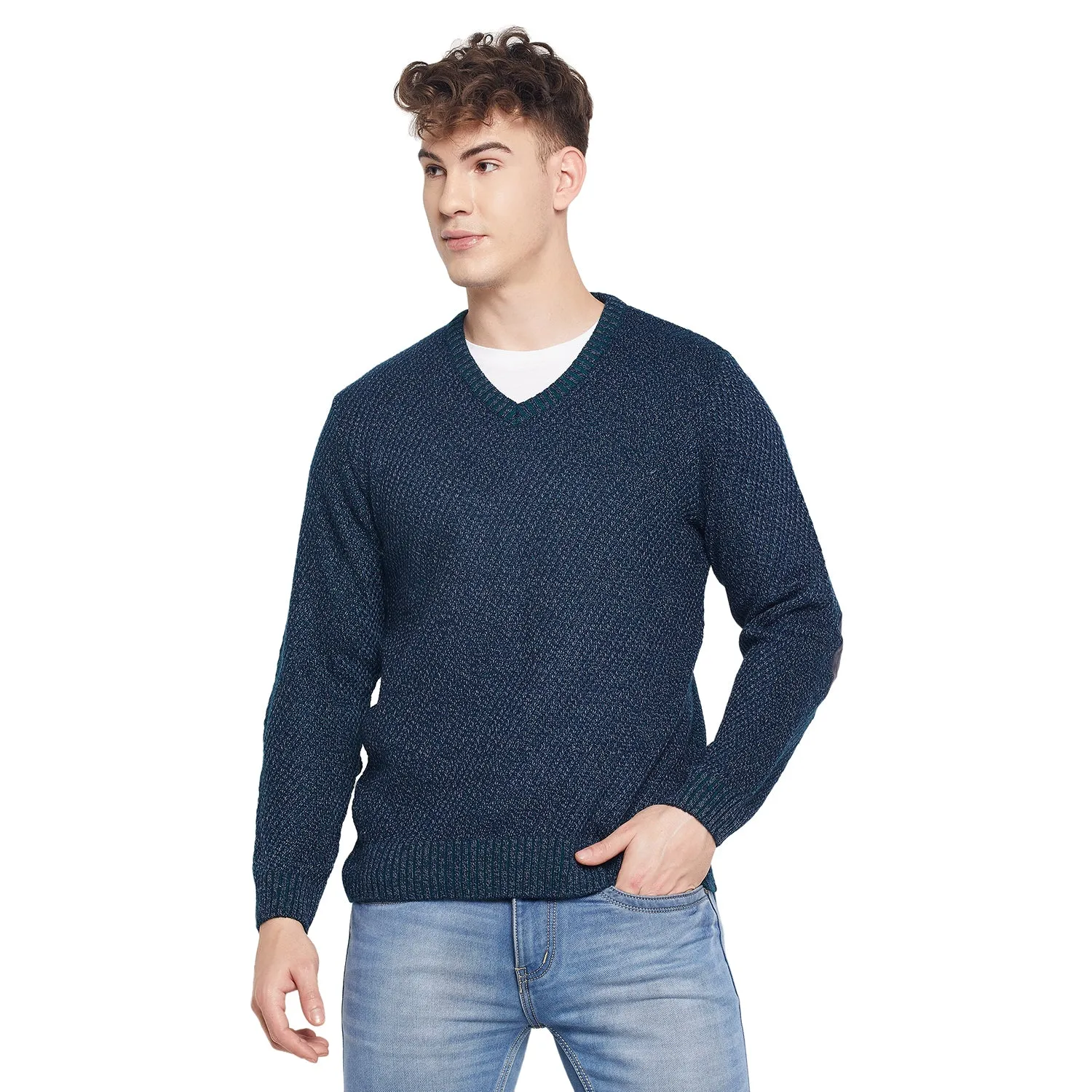 Duke Stardust Men V Neck Full Sleeve Sweater (SDS669)