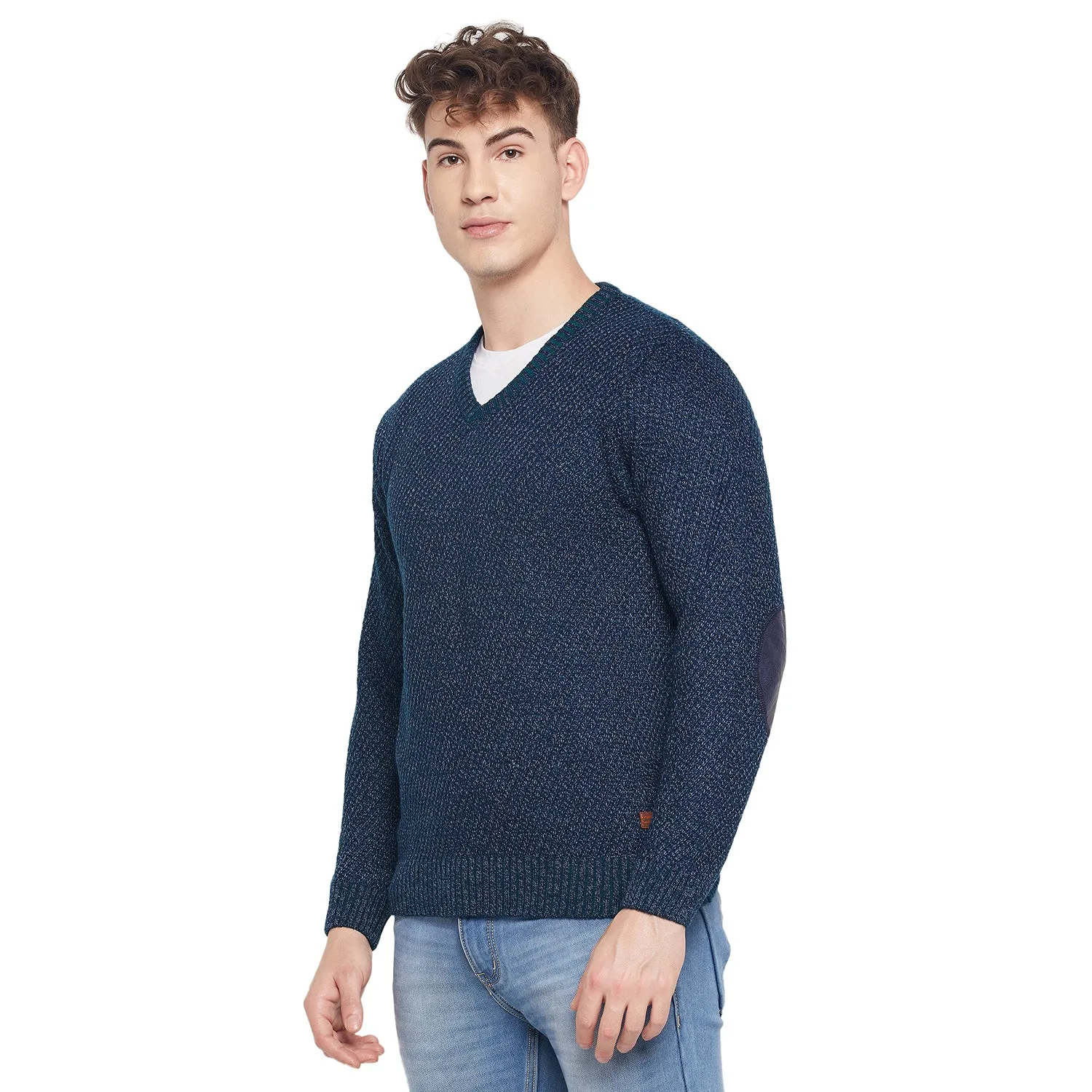 Duke Stardust Men V Neck Full Sleeve Sweater (SDS669)