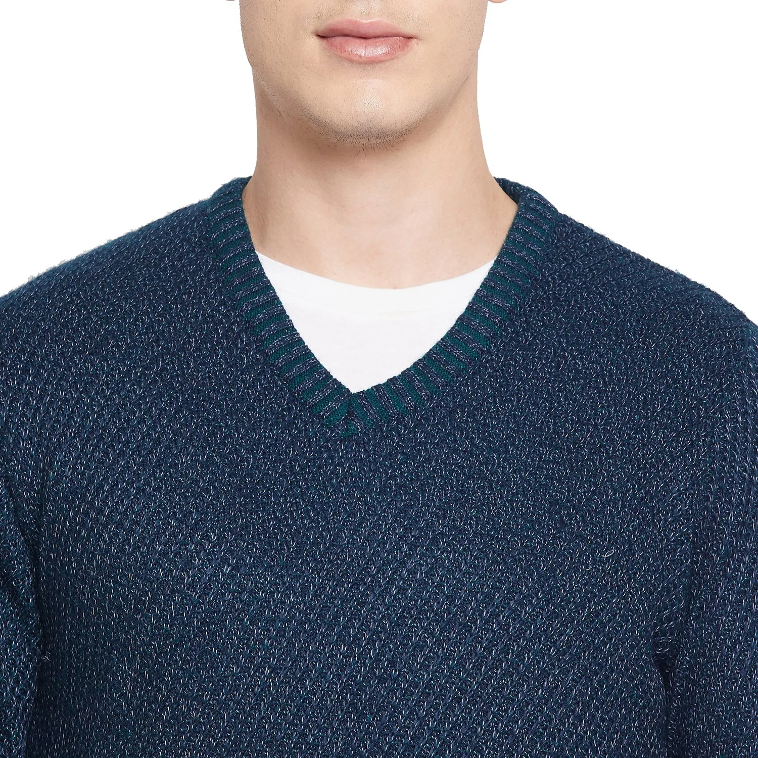 Duke Stardust Men V Neck Full Sleeve Sweater (SDS669)