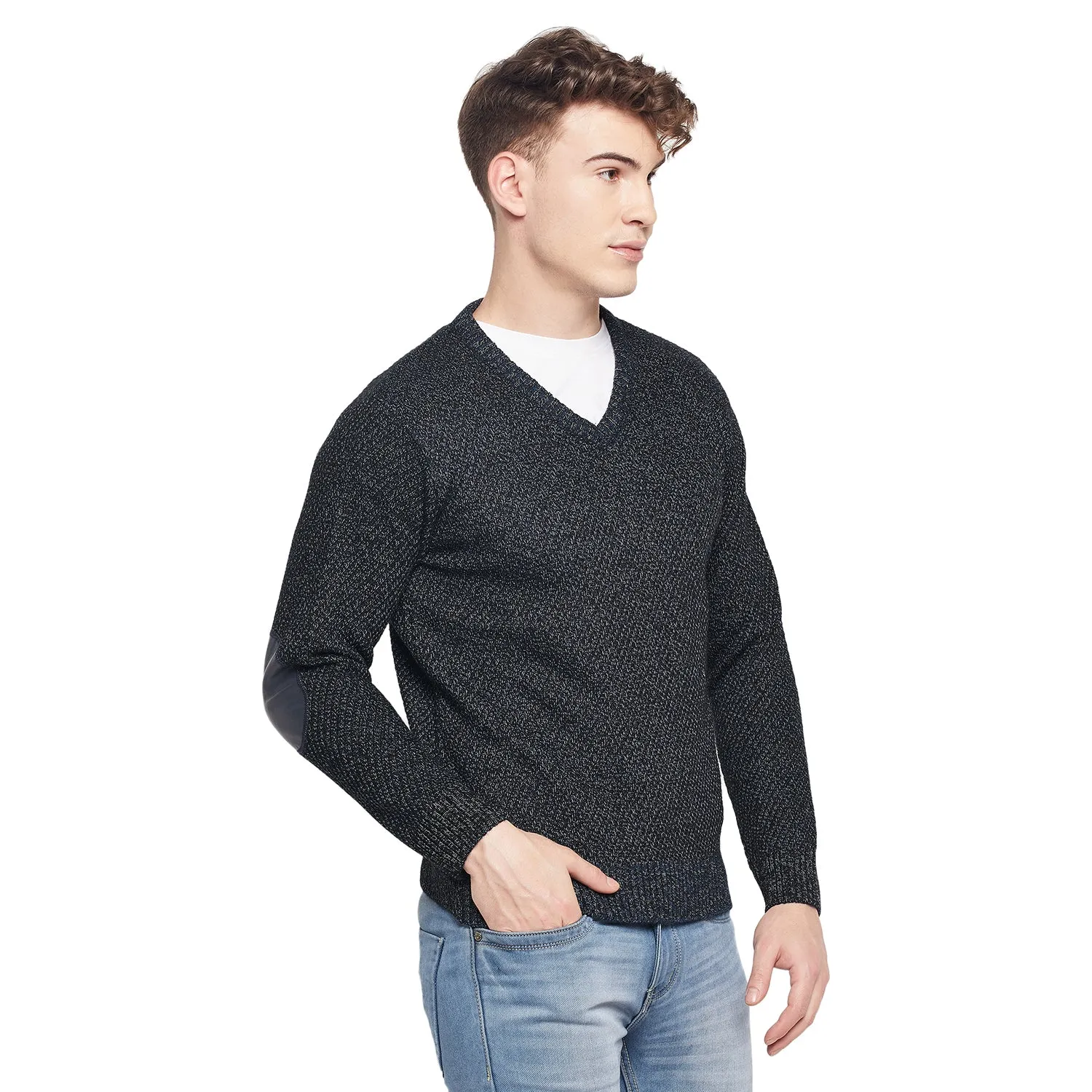 Duke Stardust Men V Neck Full Sleeve Sweater (SDS669)