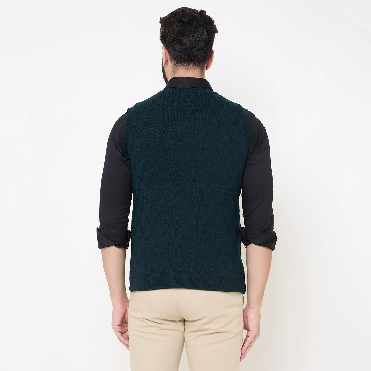Duke Stardust Men V Neck Reversible Sweater (SDS2287)