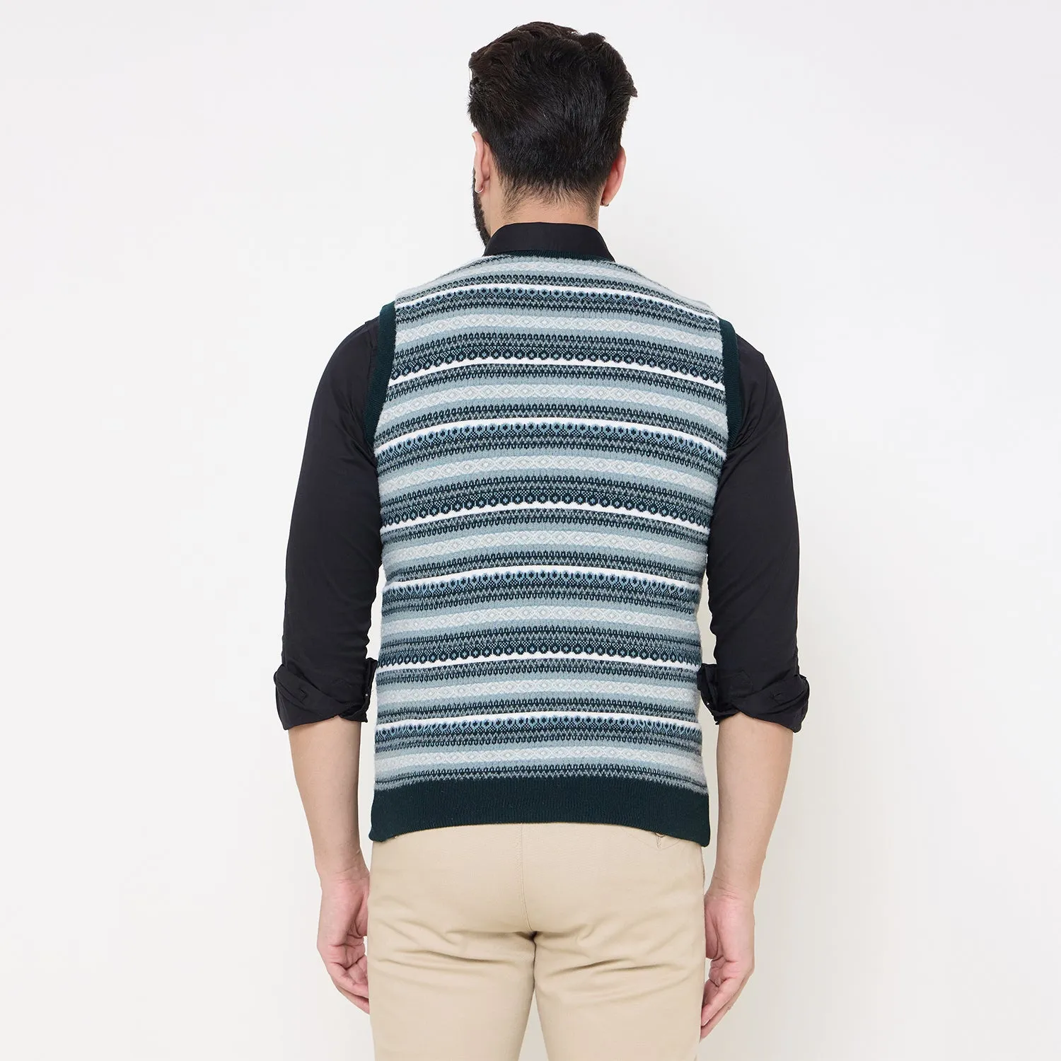 Duke Stardust Men V Neck Reversible Sweater (SDS2287)