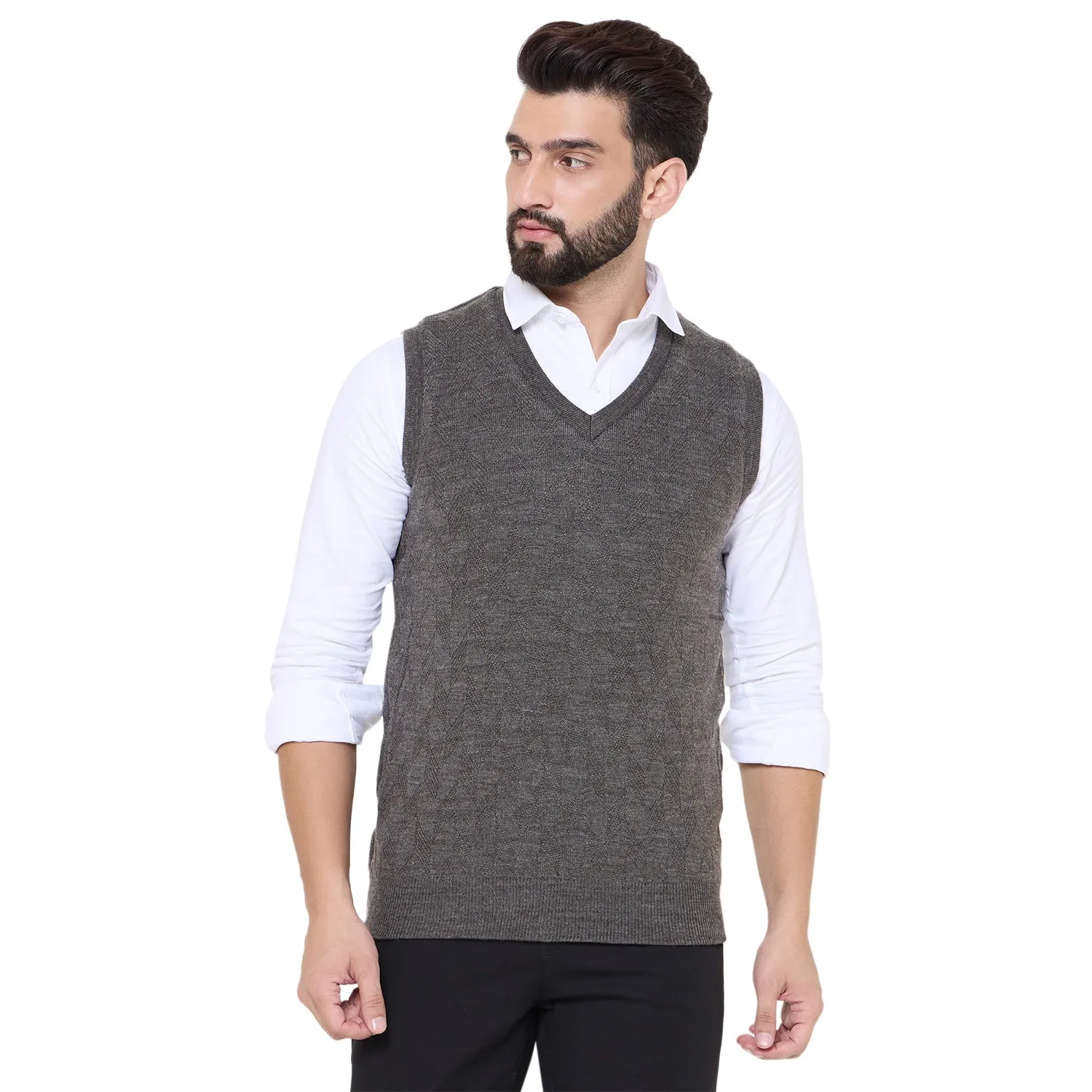Duke Stardust Men V Neck Reversible Sweater (SDS2287)