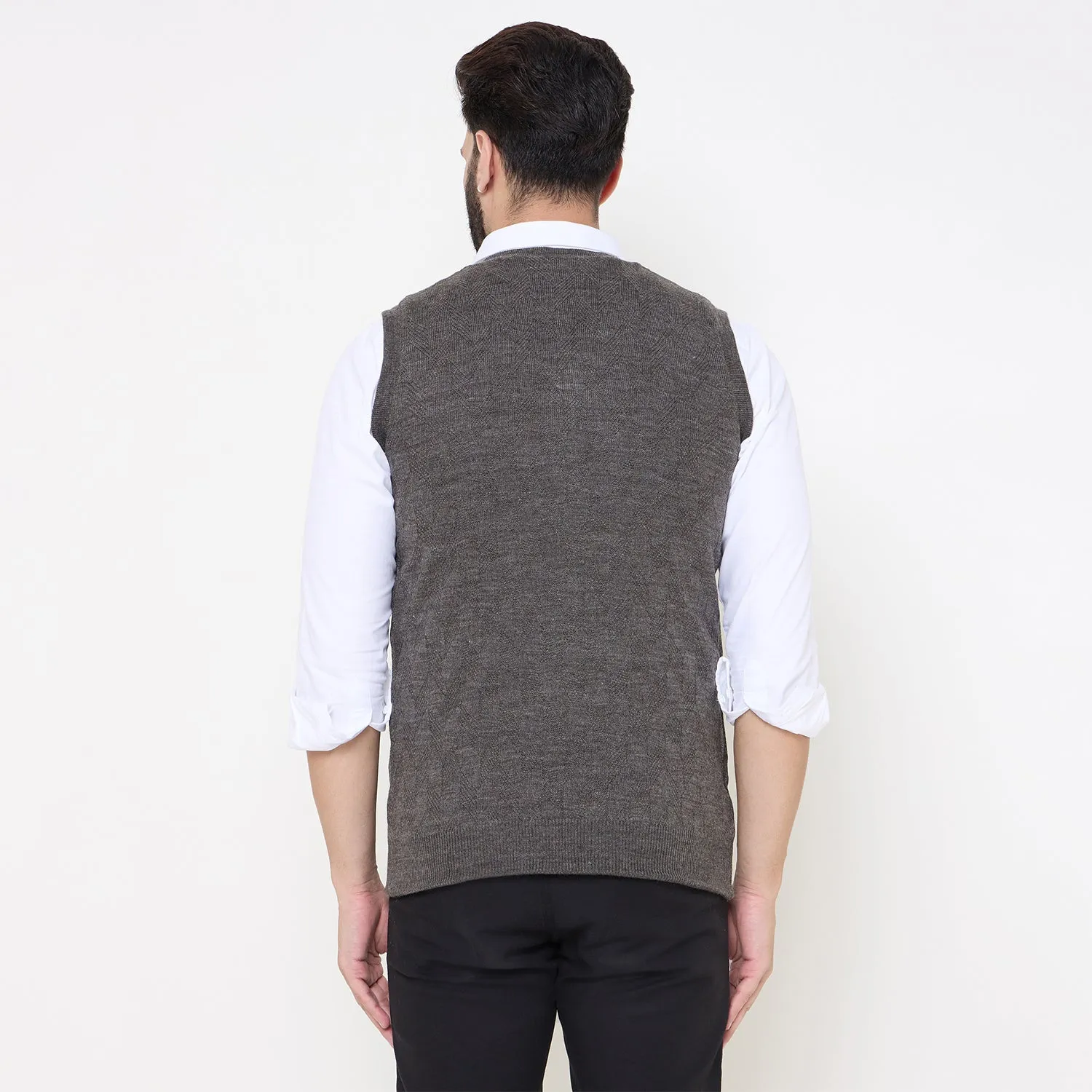 Duke Stardust Men V Neck Reversible Sweater (SDS2287)