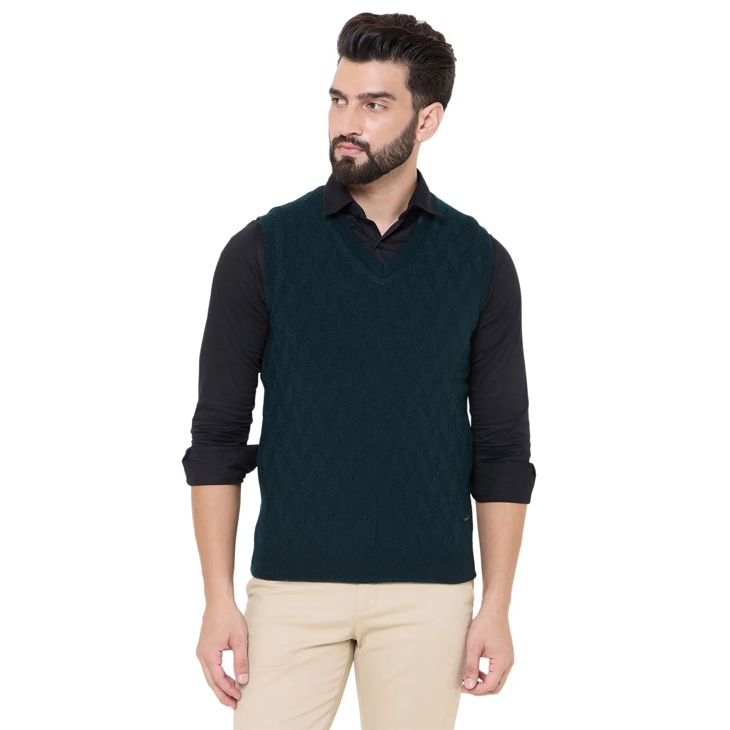 Duke Stardust Men V Neck Reversible Sweater (SDS2287)