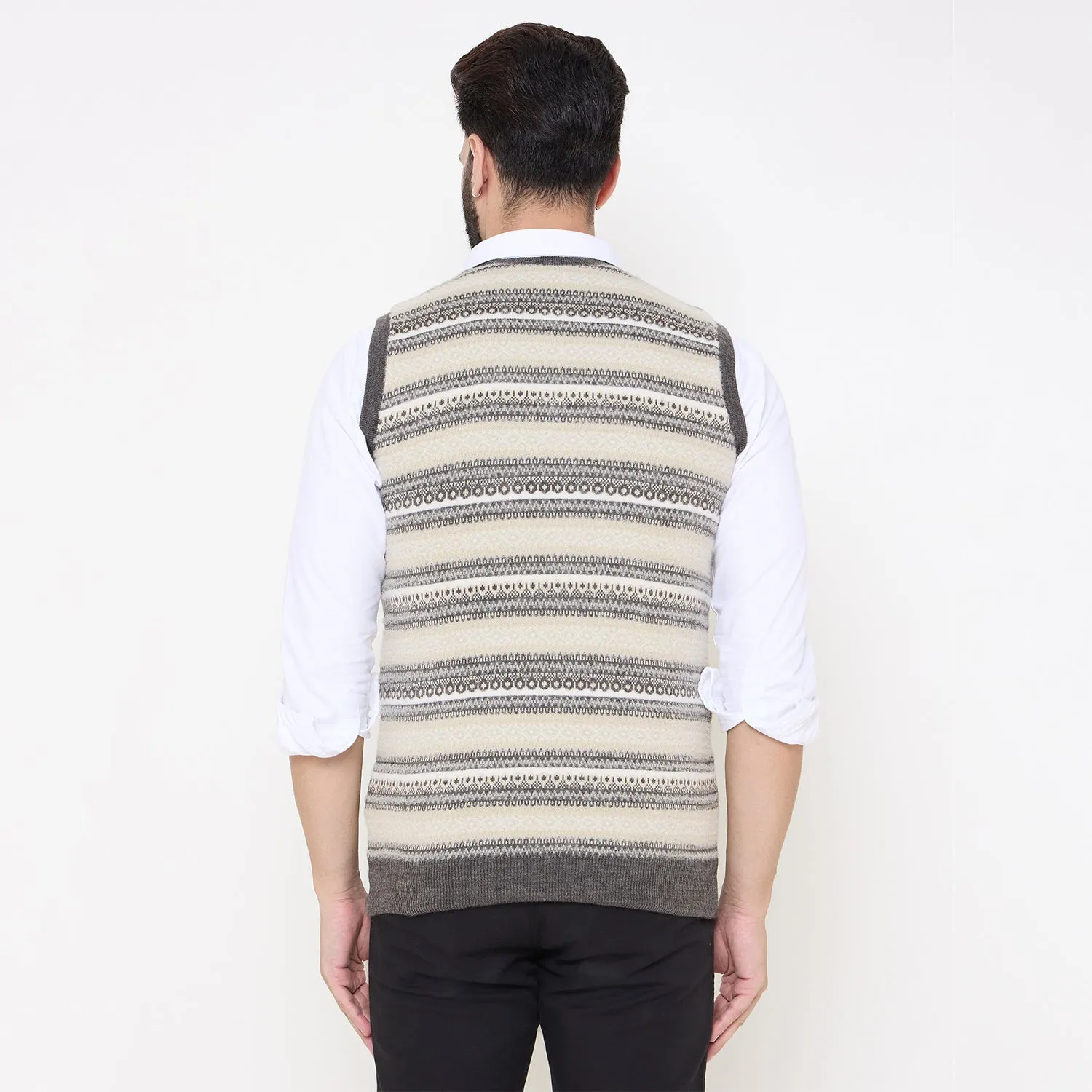 Duke Stardust Men V Neck Reversible Sweater (SDS2287)
