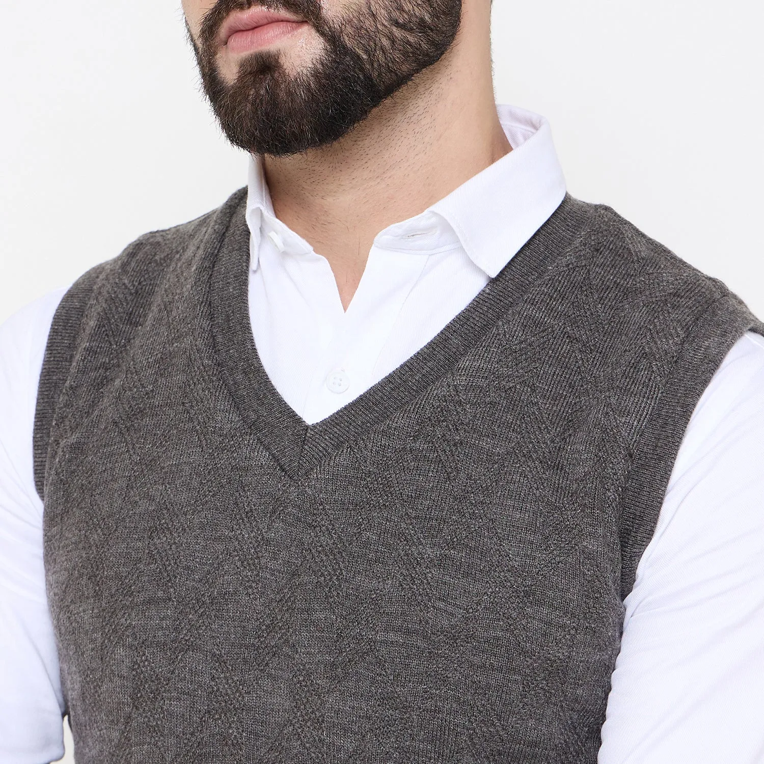 Duke Stardust Men V Neck Reversible Sweater (SDS2287)