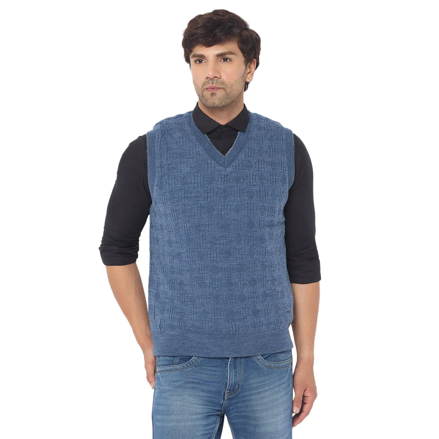 Duke Stardust Men V Neck Reversible Sweater (SDS2290)