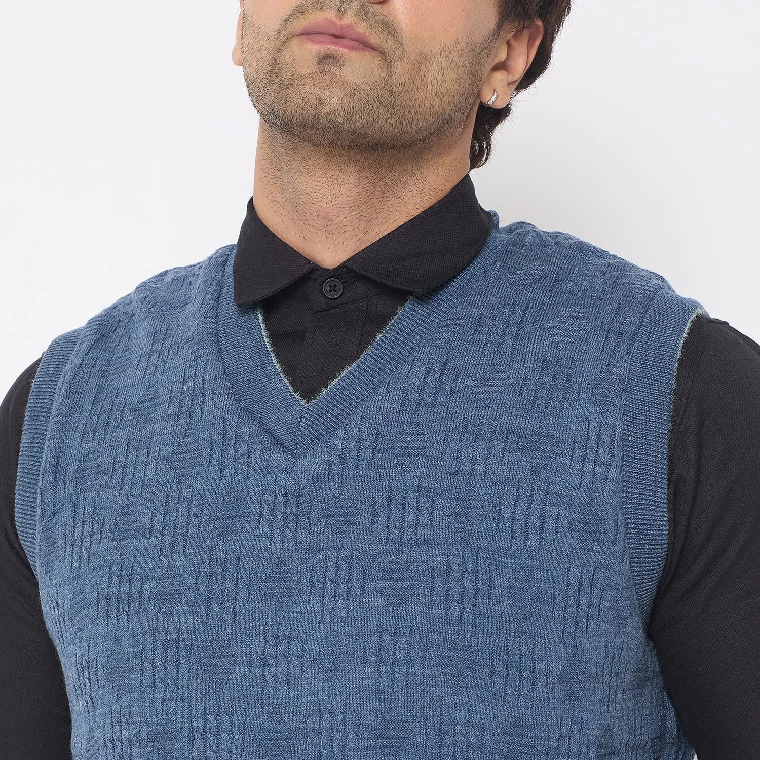 Duke Stardust Men V Neck Reversible Sweater (SDS2290)