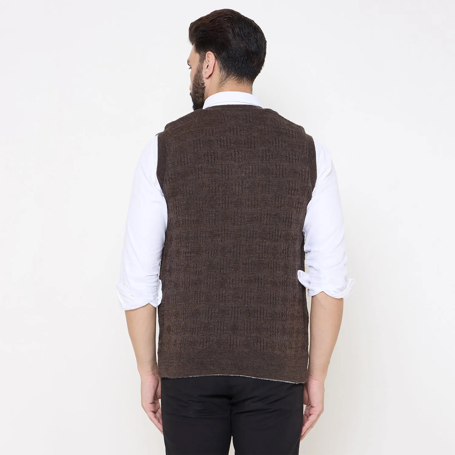 Duke Stardust Men V Neck Reversible Sweater (SDS2290)