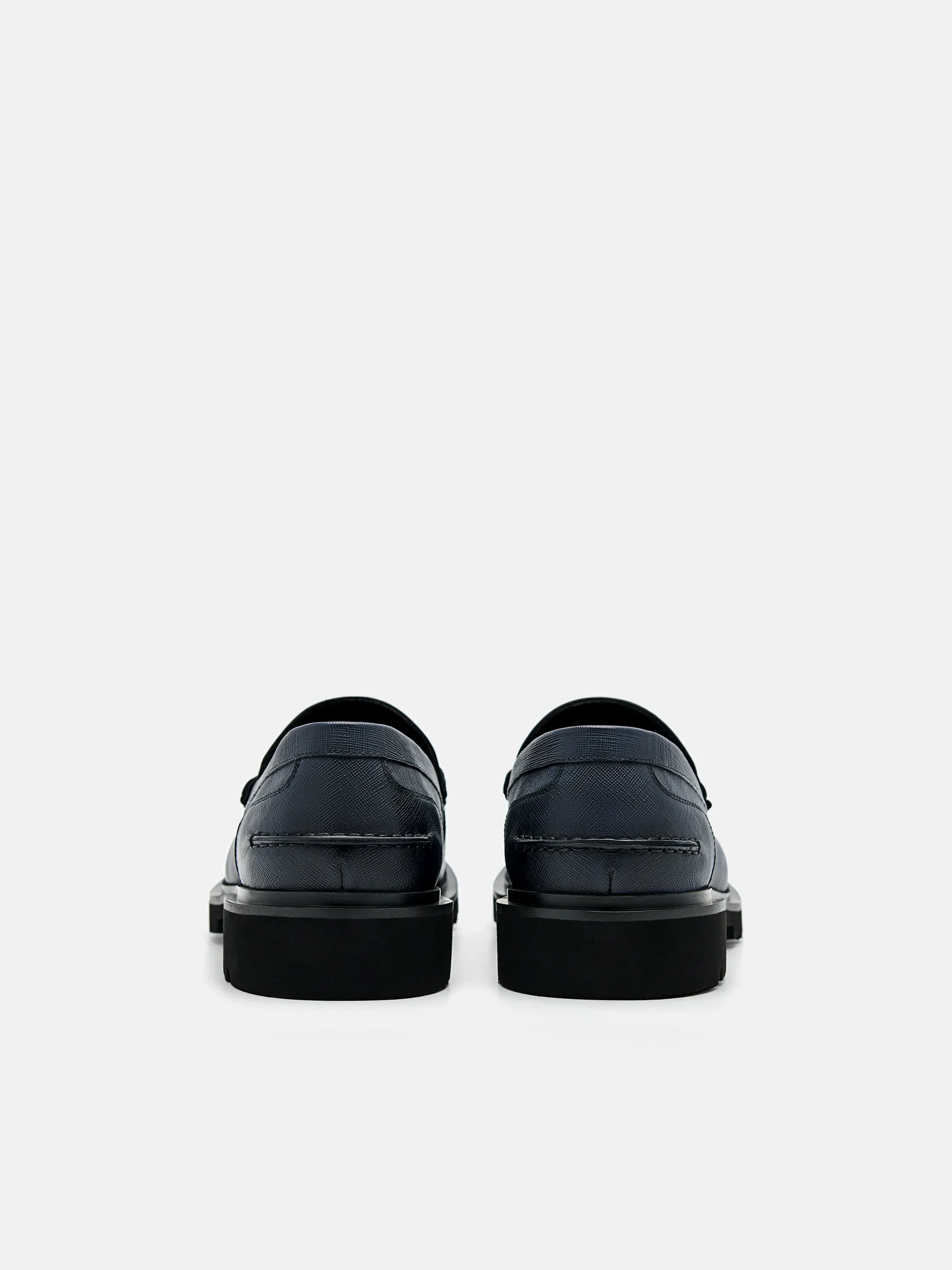 Edge Leather Loafers