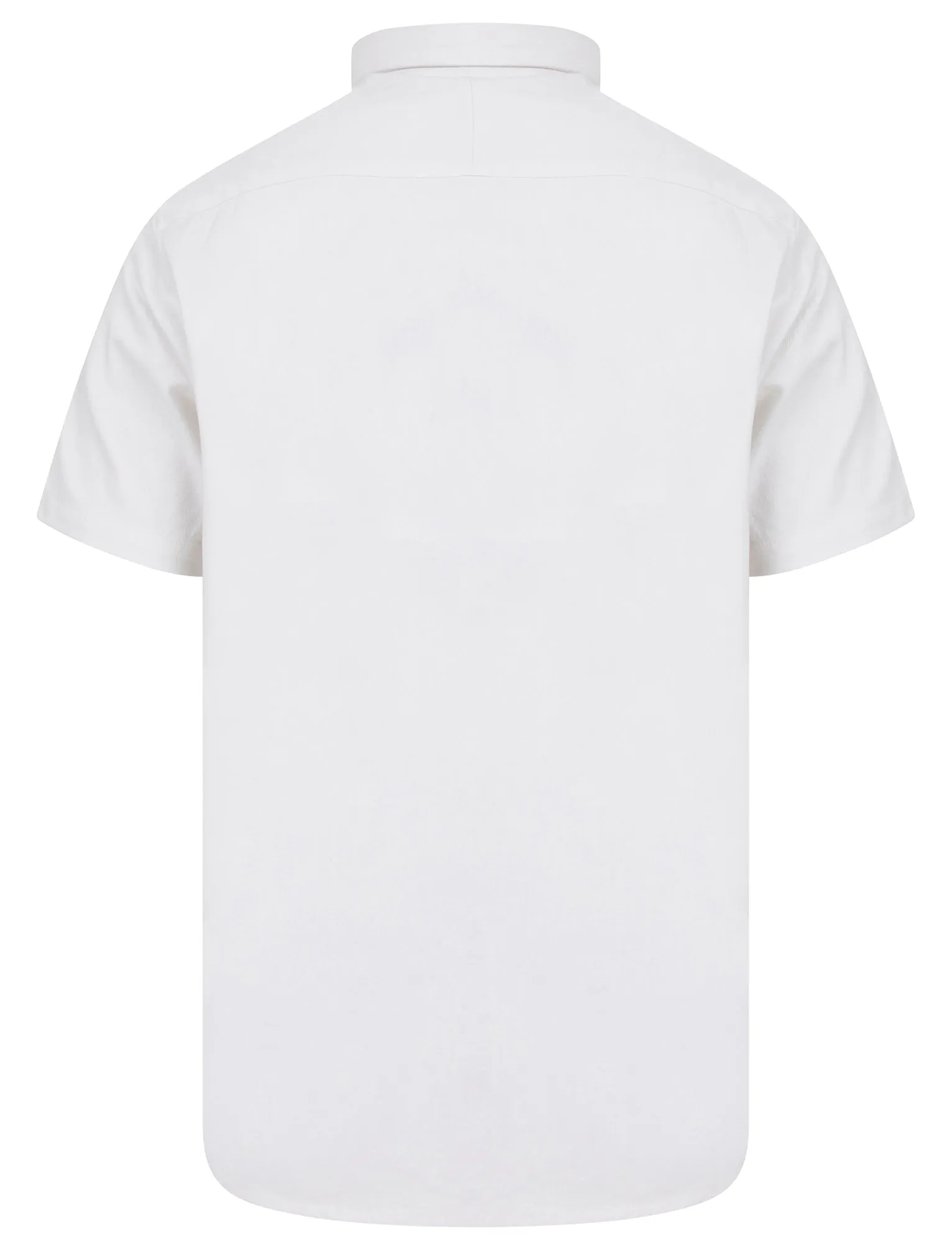 Elbury 3 Short Sleeve Cotton Twill Shirt in Bright White - Tokyo Laundry