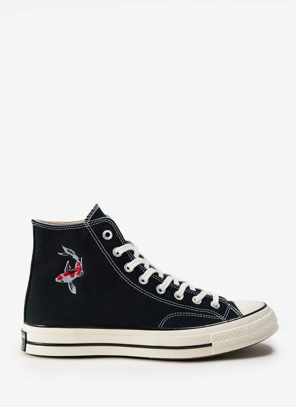 Embroidered 70s | Koi | Percival Converse | Black