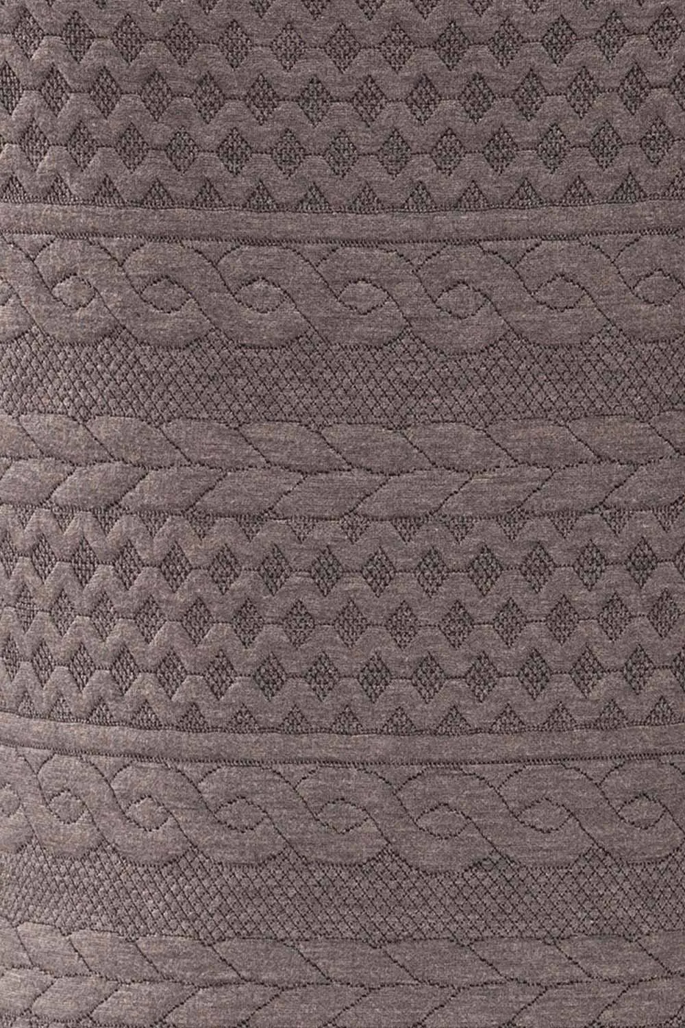 Eva-Marie Grey | Cable Pattern Short Dress