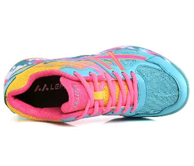 Female Colourful Value Badminton Shoes - Blue/Pink