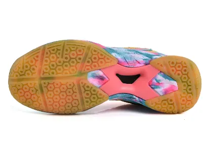 Female Colourful Value Badminton Shoes - Blue/Pink