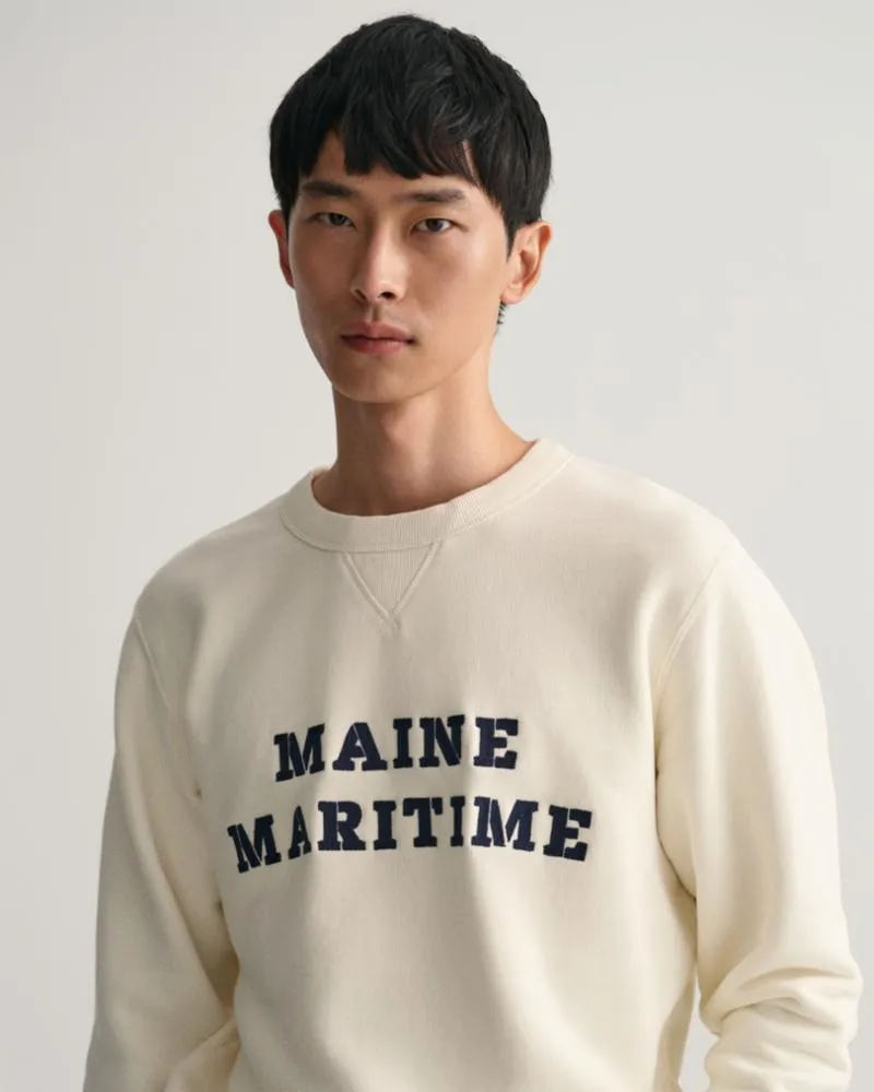 Gant Apparel Mens MARITIME C-NECK 130/CREAM