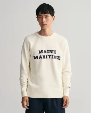Gant Apparel Mens MARITIME C-NECK 130/CREAM