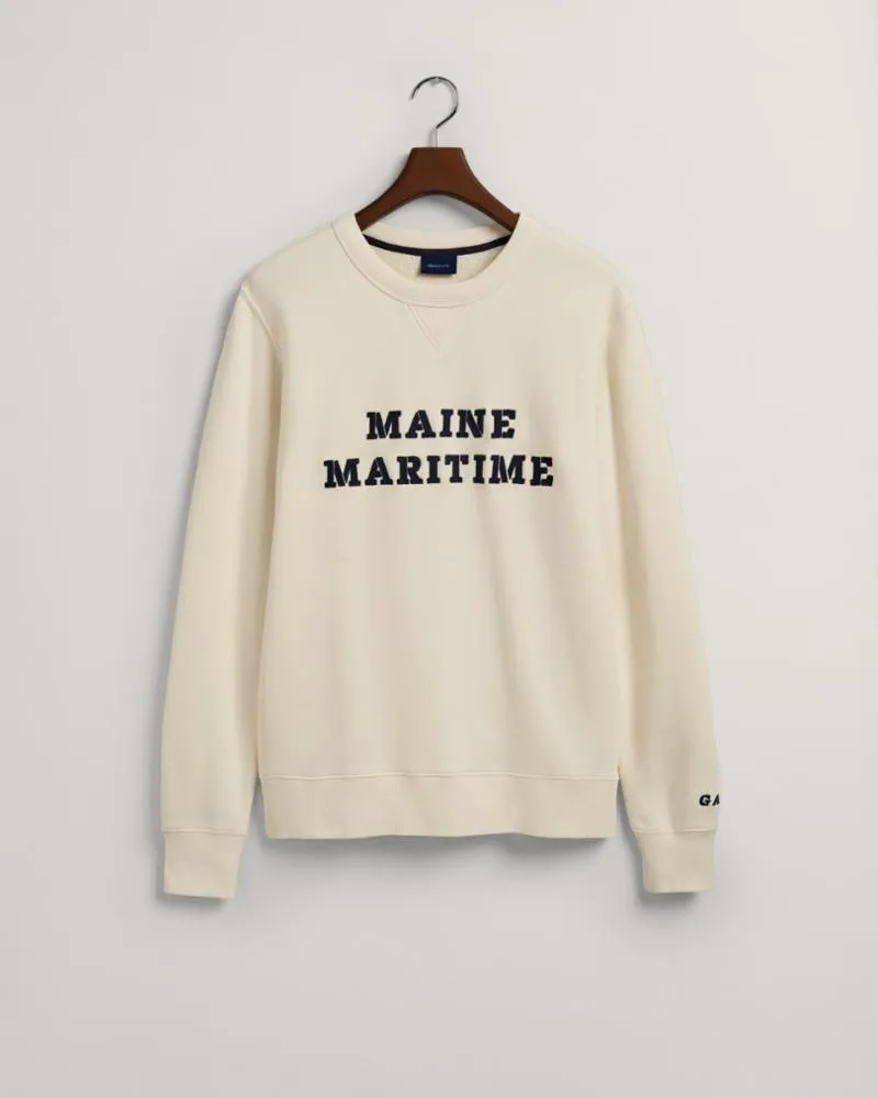 Gant Apparel Mens MARITIME C-NECK 130/CREAM