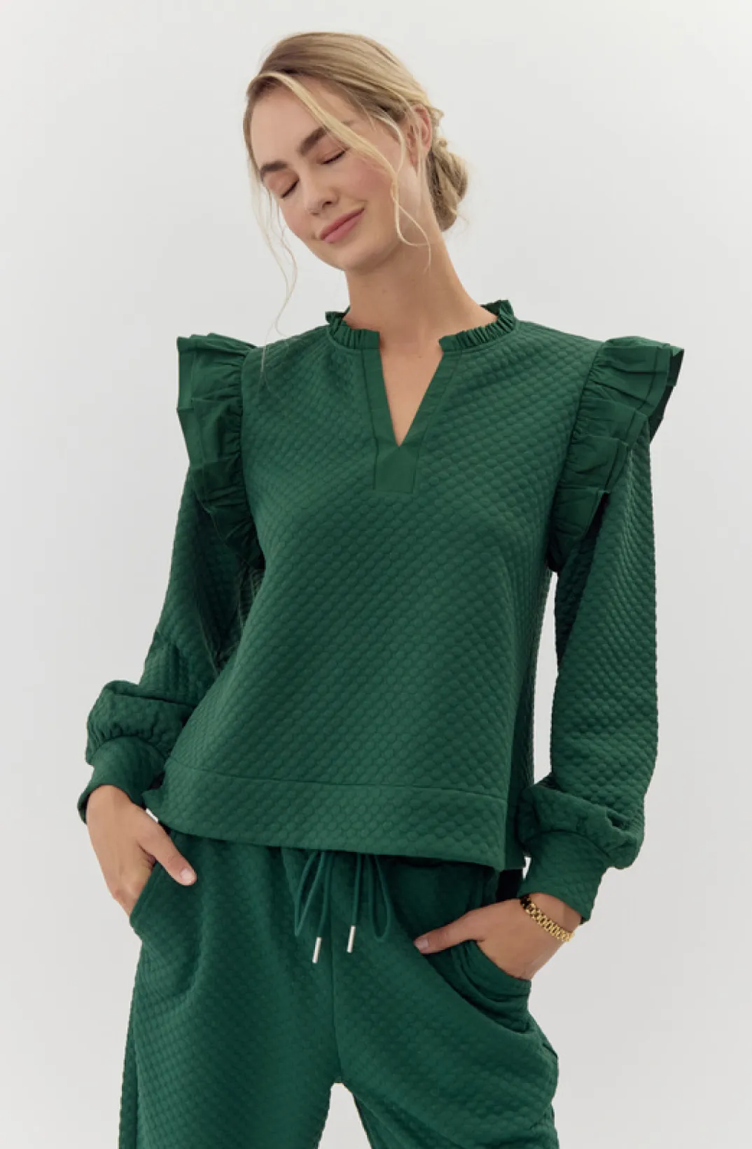 Gertrude Textured Set (Top or Bottom)