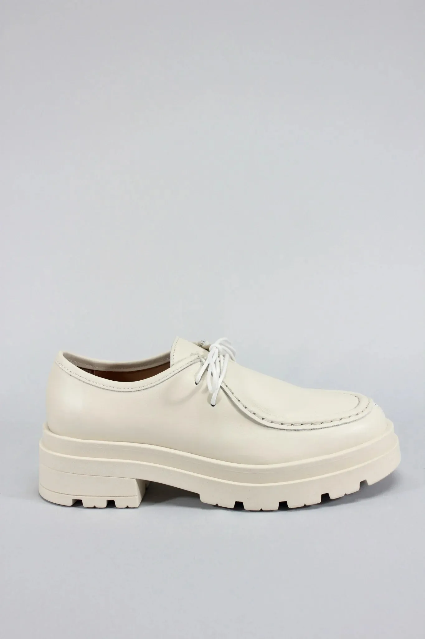 Gill Cream Lace Up Loafer