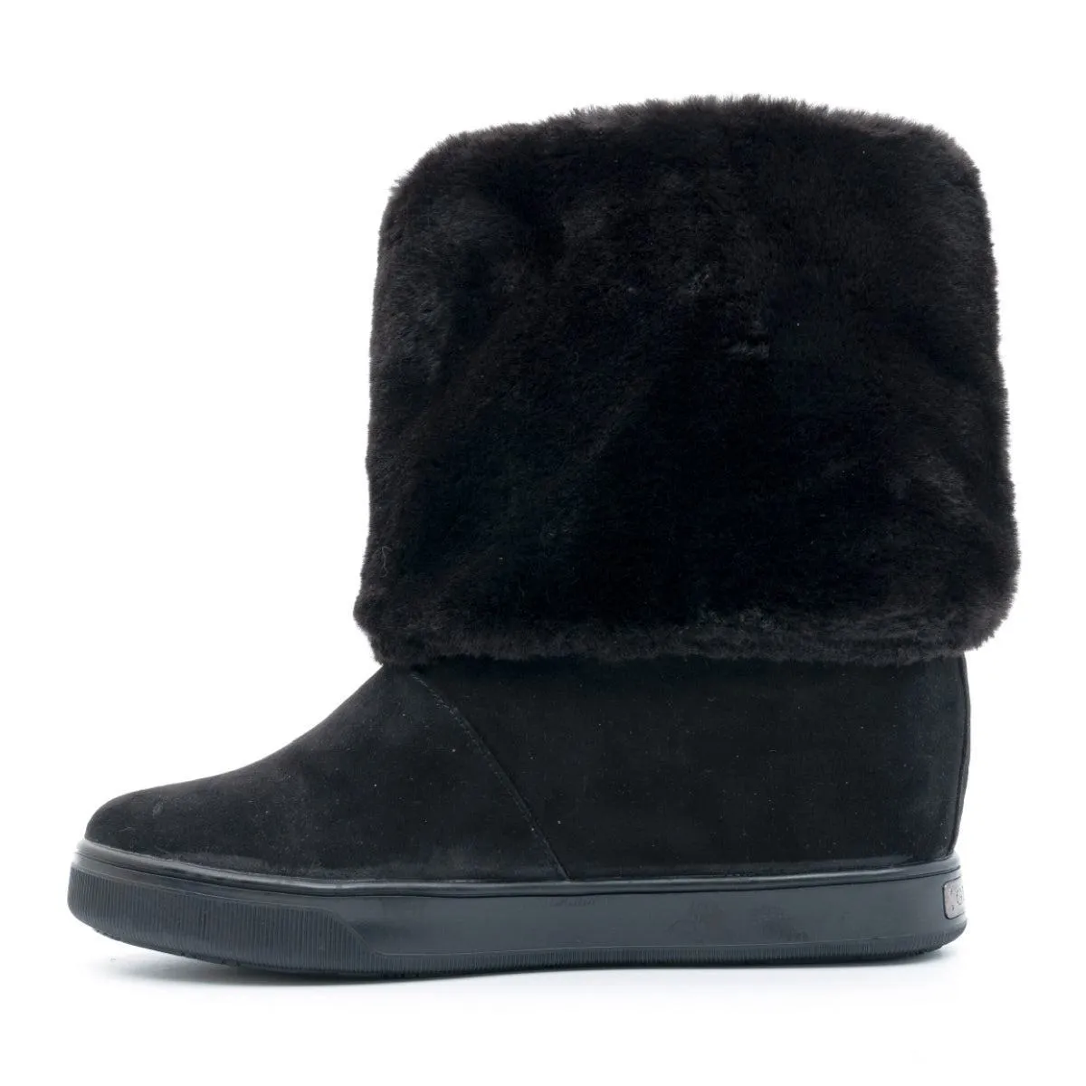 Guess Ankle Boots Fur Black Colour For Women